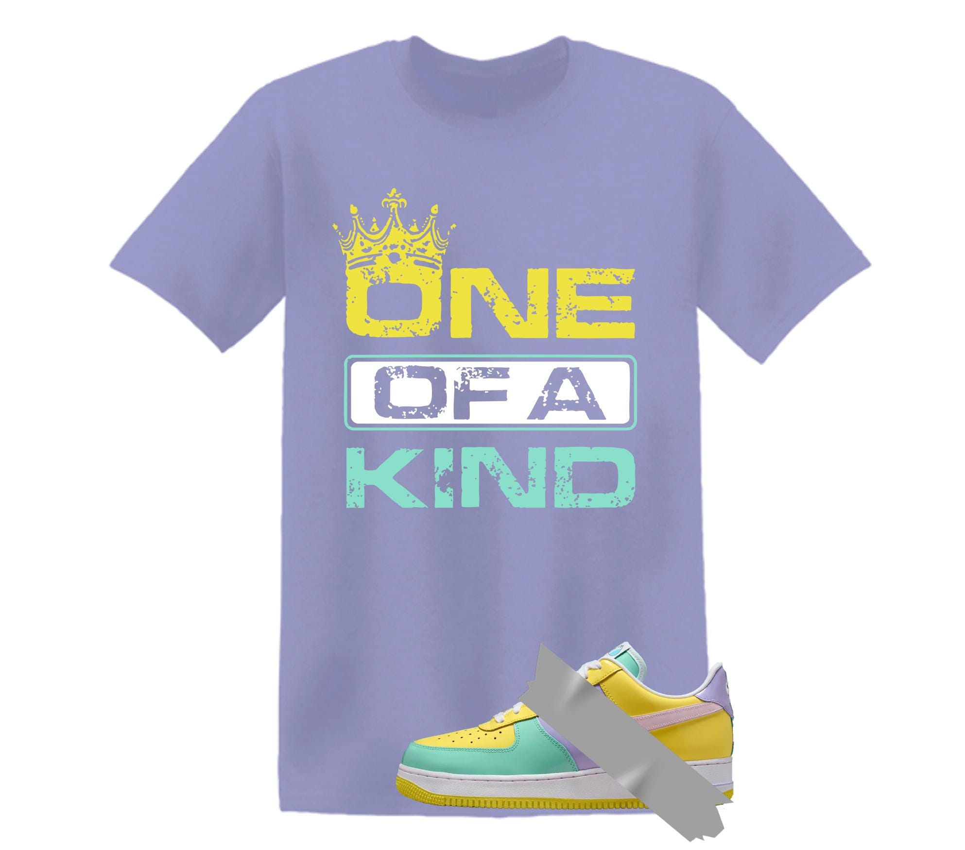 One Of A Kind Dunk Air Force 1 Emerald Rise Yellow Pulse Hydrangeas Mint Pink Foam 2026 Low T Shirt