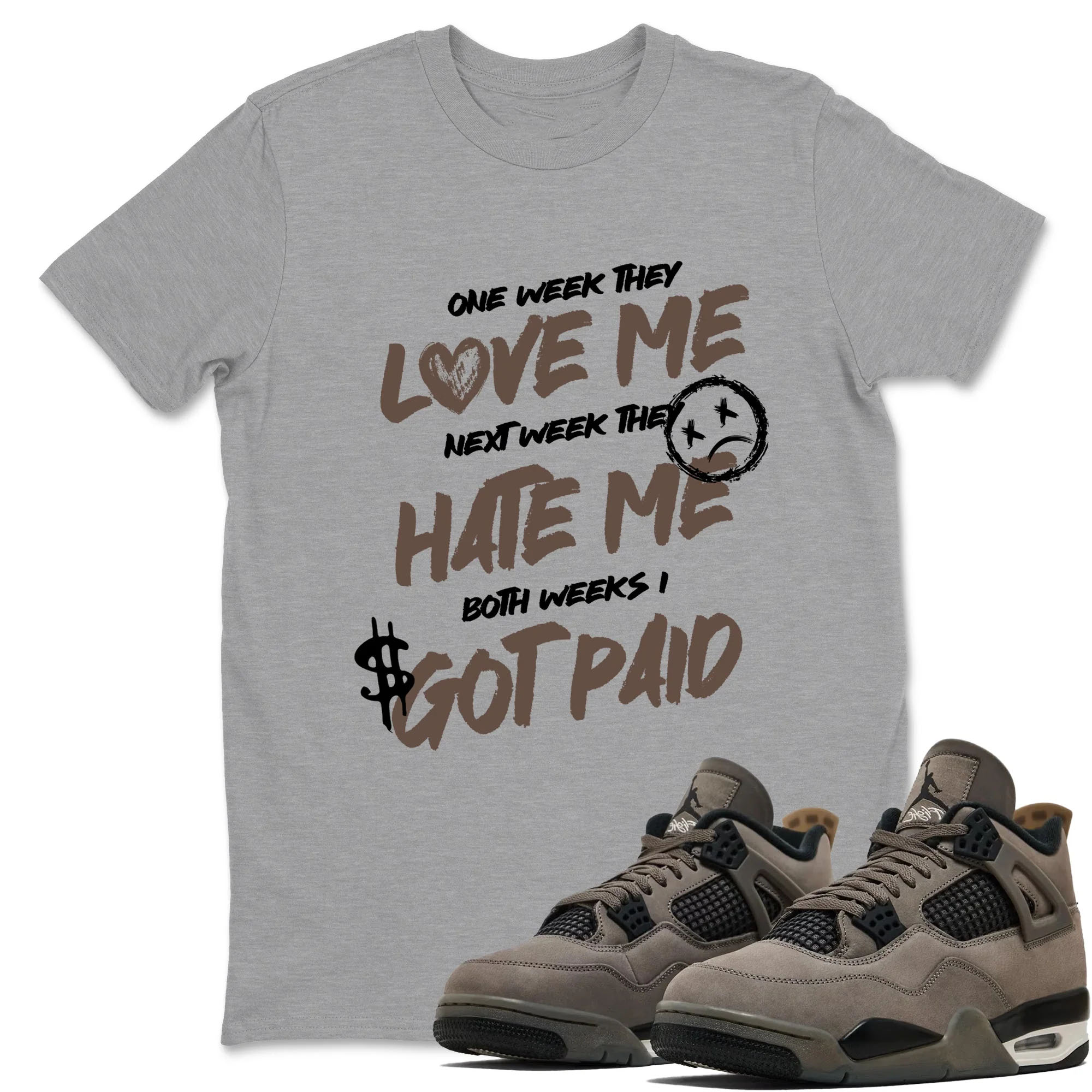 I Got Paid Sneaker Tees - Air Jordan 4 Cave Stone