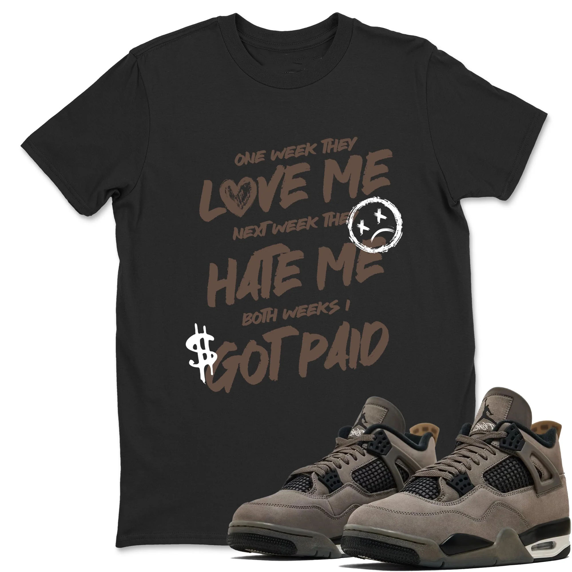 I Got Paid Sneaker Tees - Air Jordan 4 Cave Stone