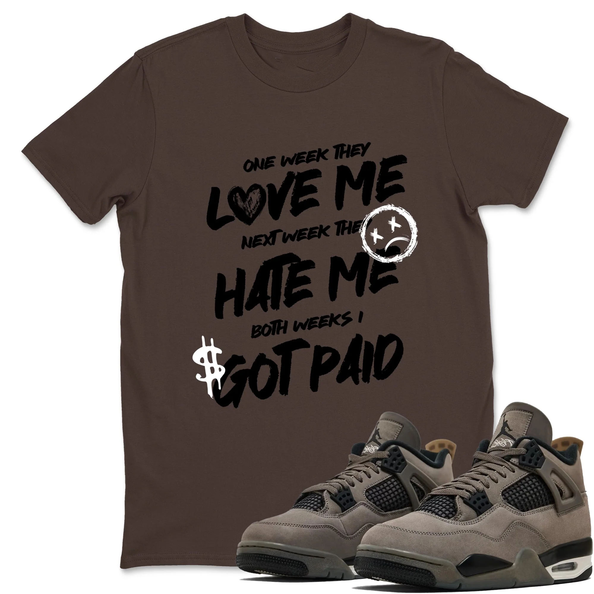 I Got Paid Sneaker Tees - Air Jordan 4 Cave Stone