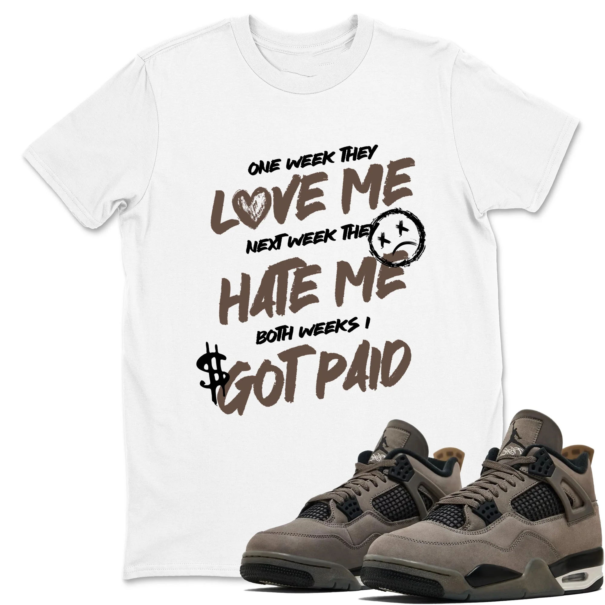 I Got Paid Sneaker Tees - Air Jordan 4 Cave Stone