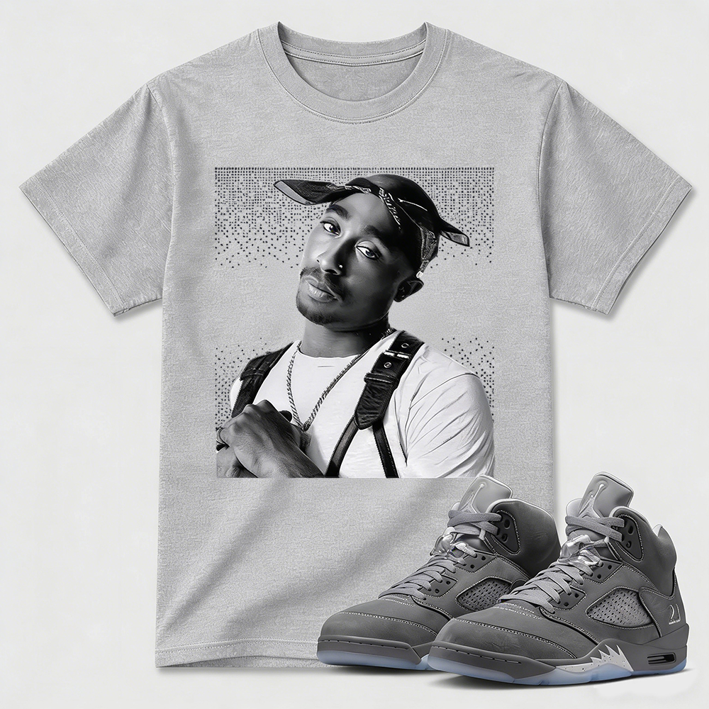 5 Wolf Grey Light Graphite White Cool 2026 Comfort Colors T Shirt Match TP