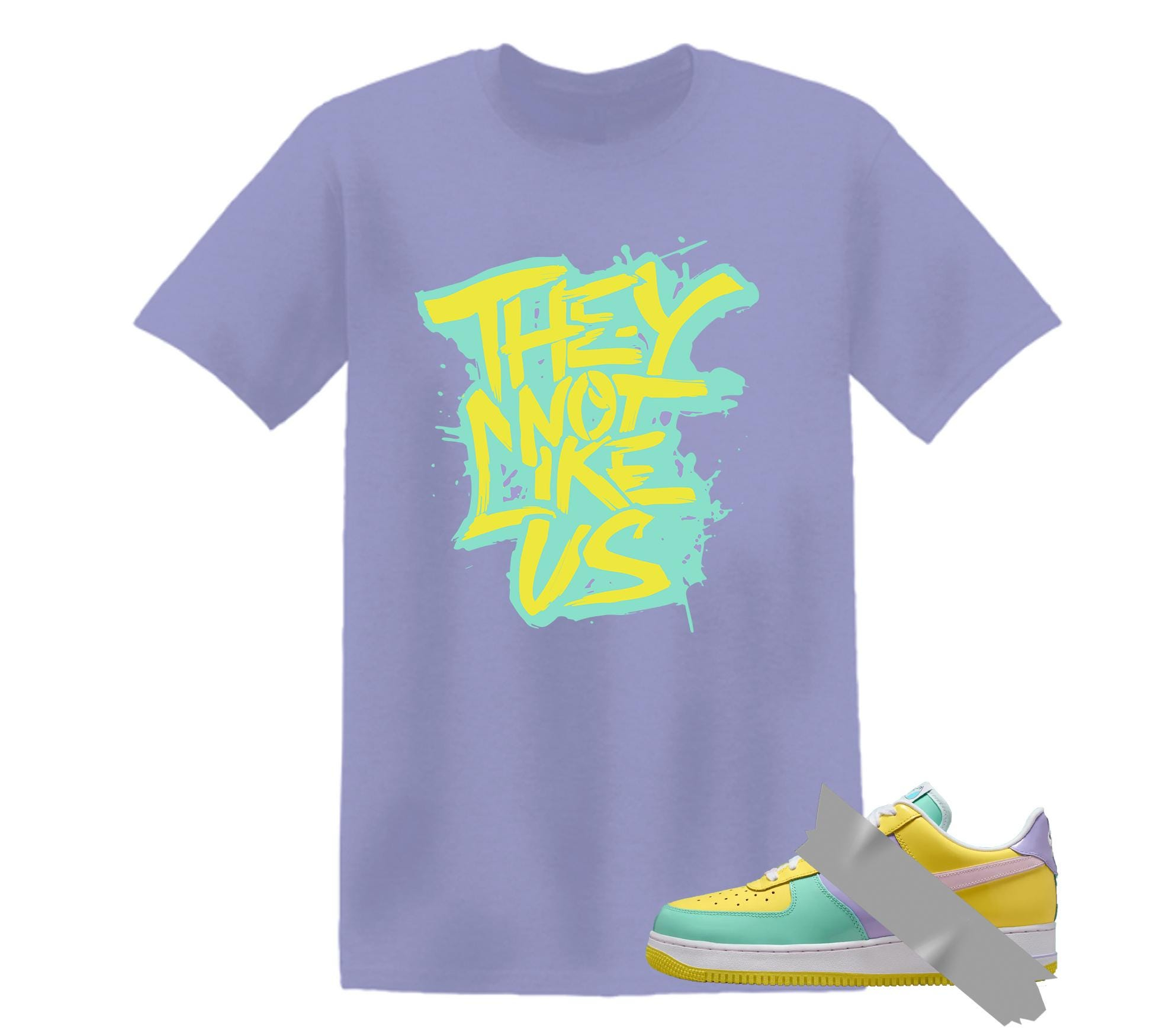 They Not Like US Dunk Air Force 1 Emerald Rise Yellow Pulse Hydrangeas Mint Pink Foam 2026 Low T Shirt