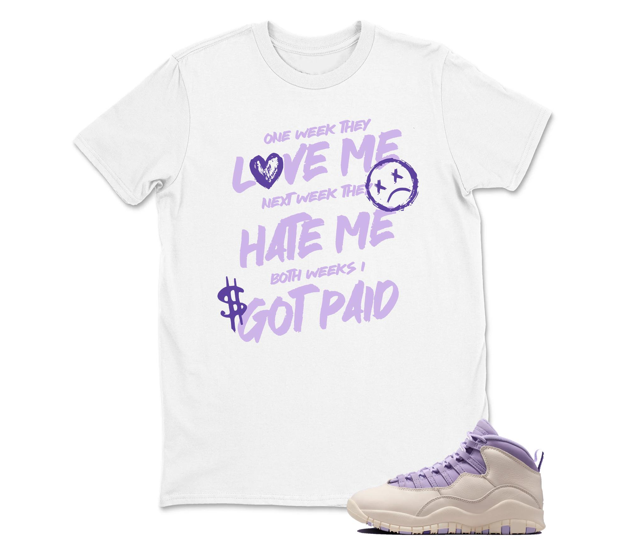 TeeAJX 10 Hydrangeas Chalk Wild Grape Lavender Air T Shirt Match I Got Paid