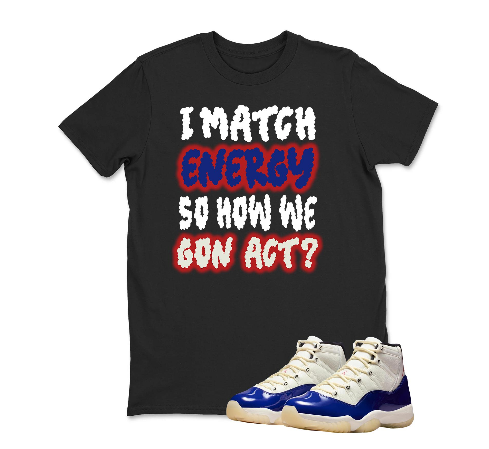 I Match Jordan 11 Rare Air Matching Sneaker Tee Shirt White