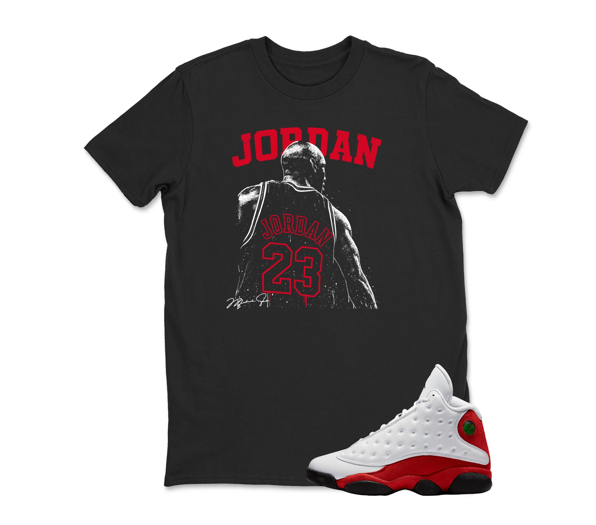TeeAJX Jordan 13 OG Chicago Red/White Matching T shirt White