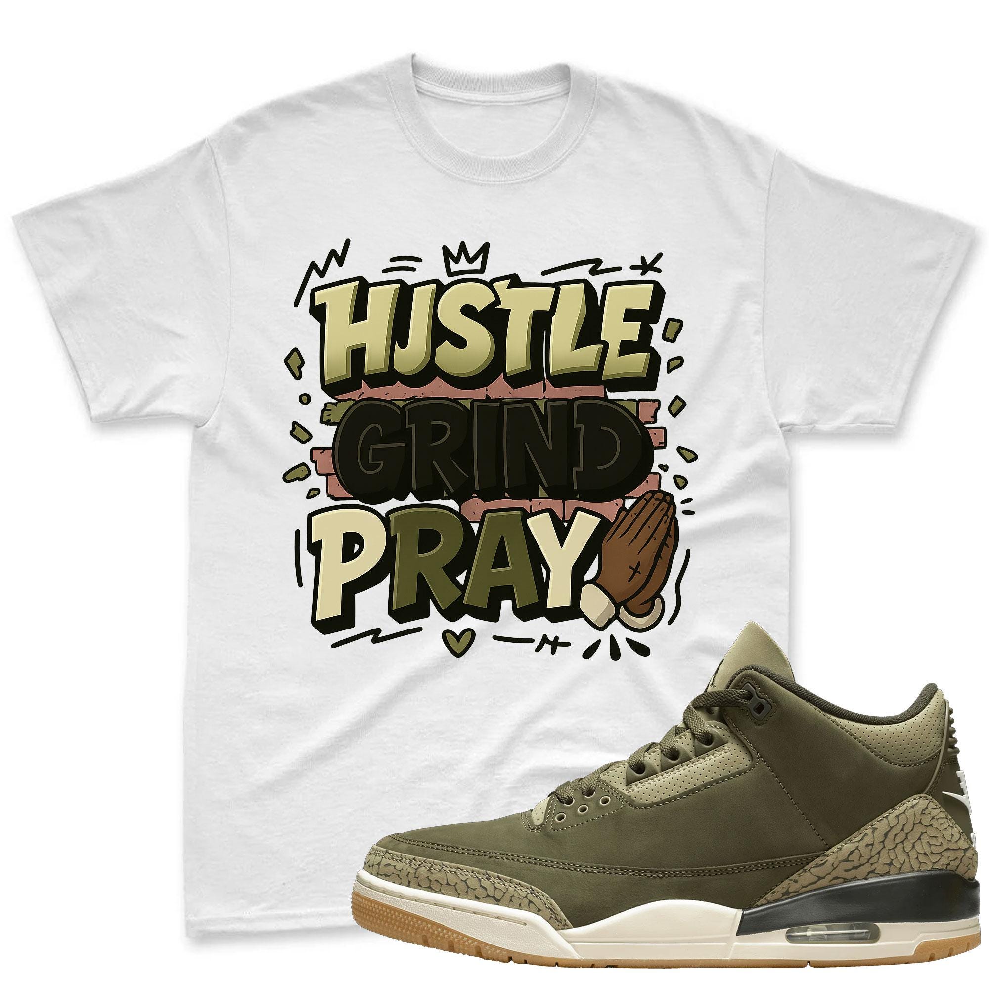 Queen Sneaker Shirt To Match Jordan 3 Family Affair Medium Olive