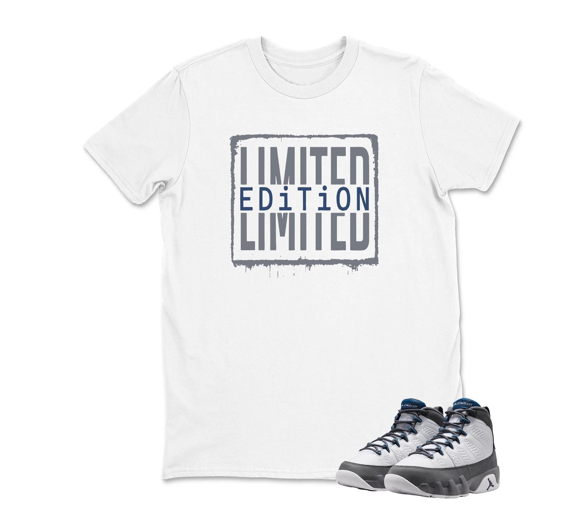 Limited Edition Shirt To Match Jordan 9 Flint Grey