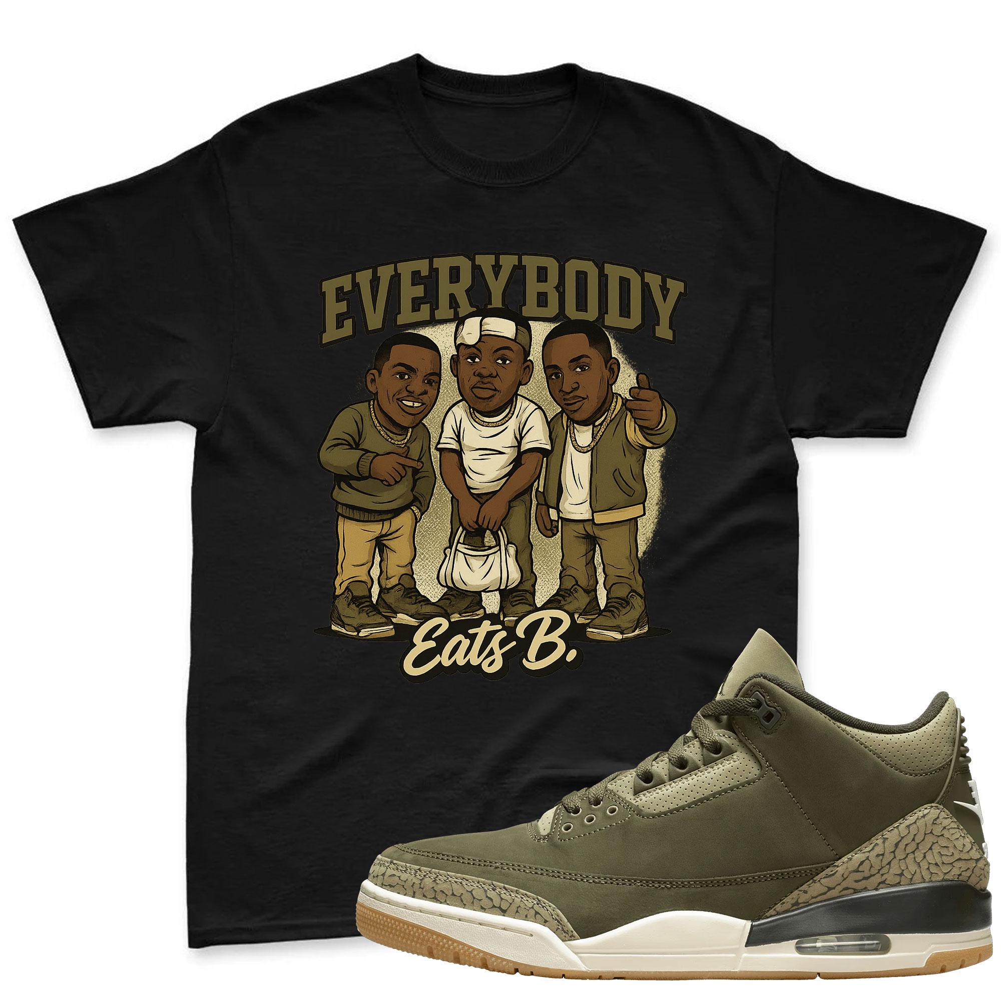 Everybody Sneaker Shirt To Match Jordan 3 Sail & Jade Aura