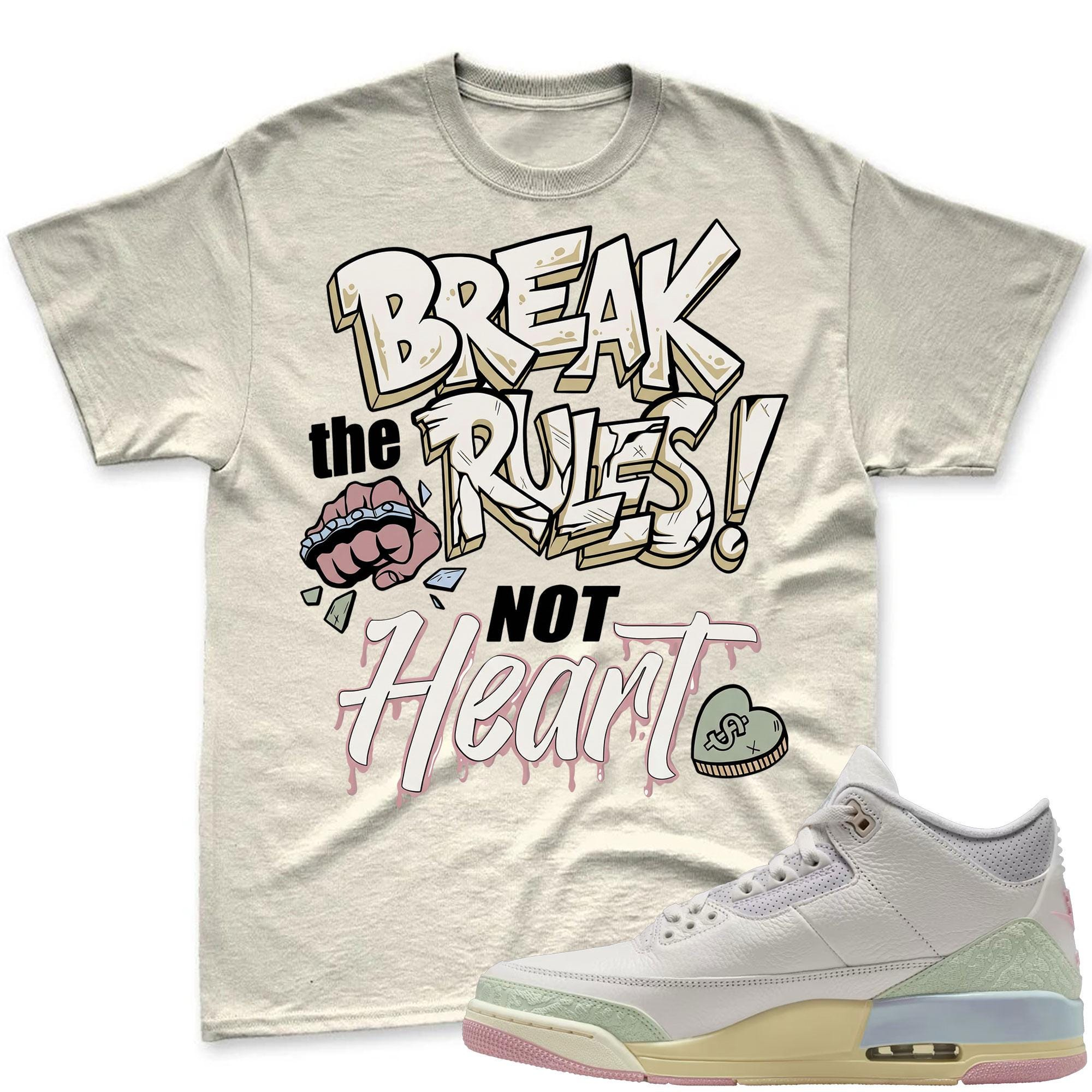 BREAK RULES! Sneaker Shirt To Match Jordan 3 Family Affair Medium Olive