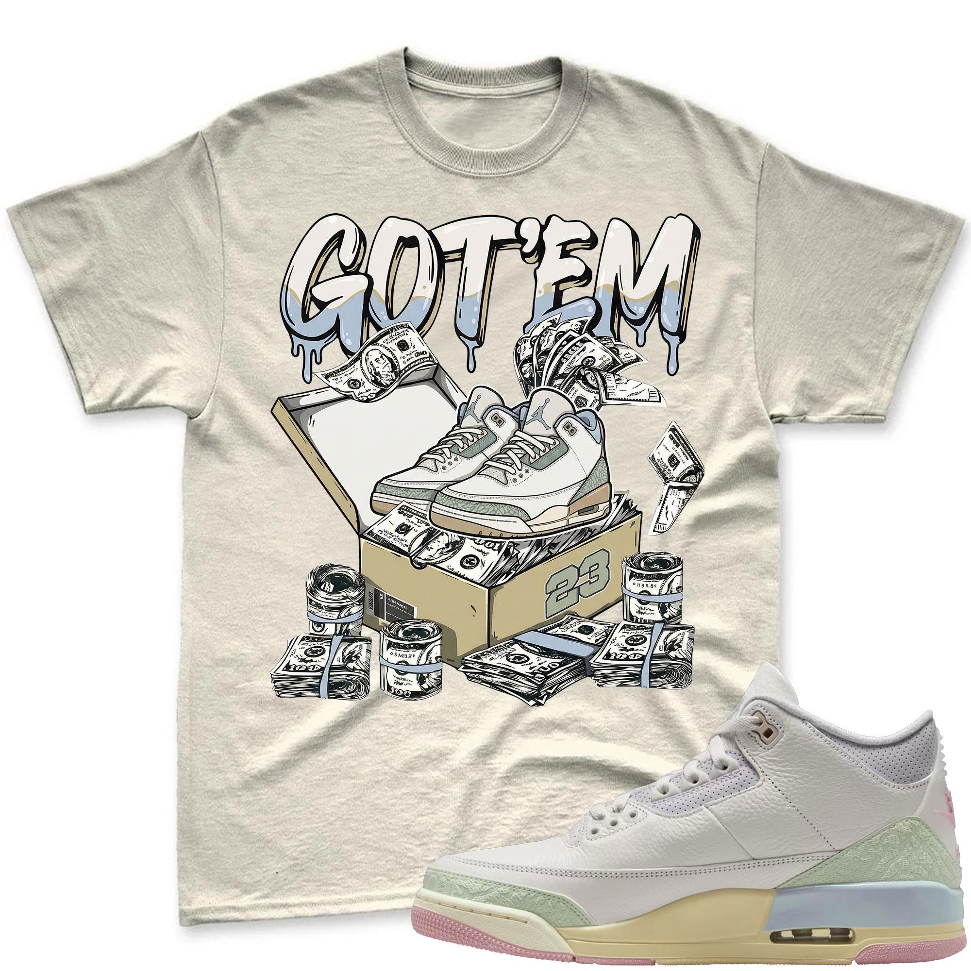 BOX DOLLAR! Air Jordan 3 Spring In The Air Matching Shirt