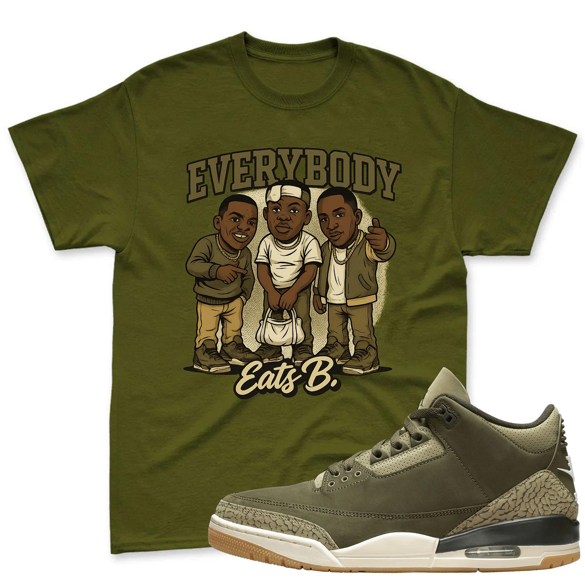 Everybody Sneaker Shirt To Match Jordan 3 Sail & Jade Aura