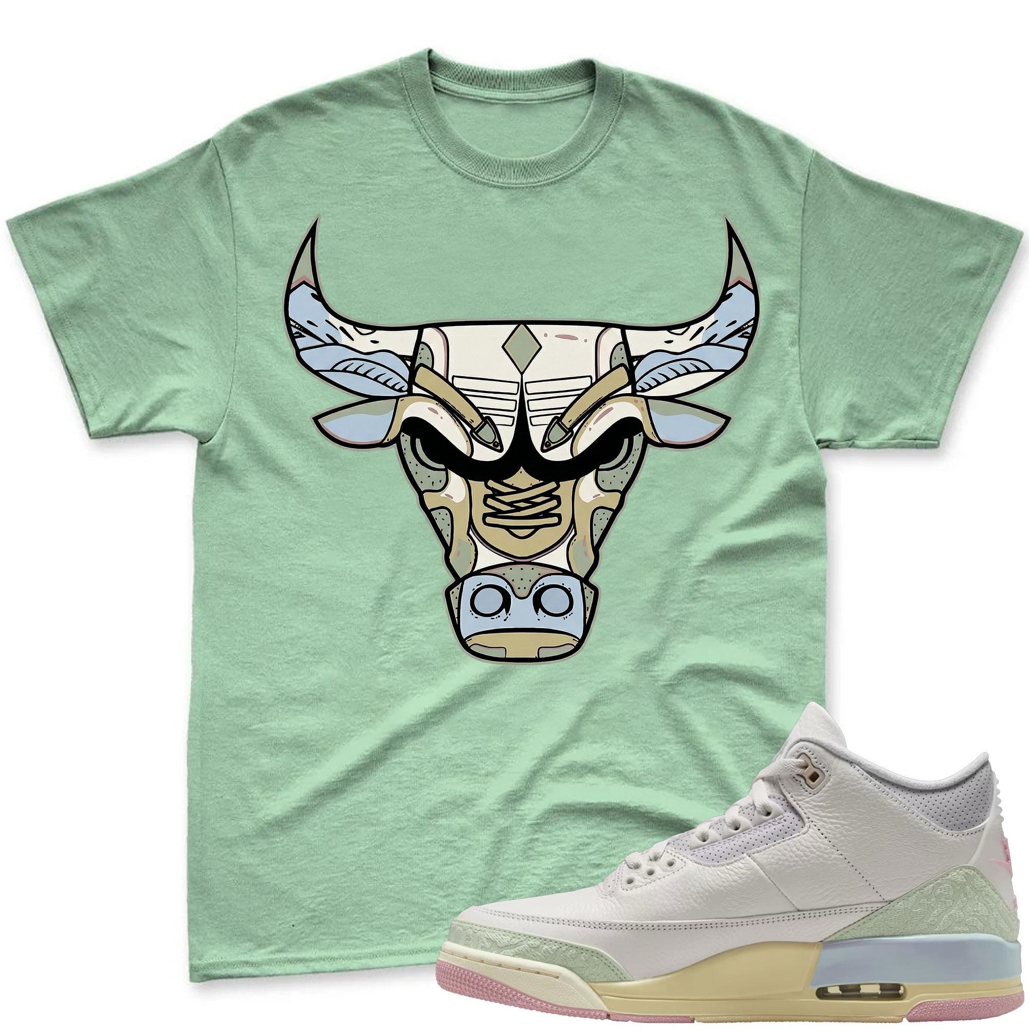 BULL! Air Jordan 3 Spring In The Air Matching Shirt