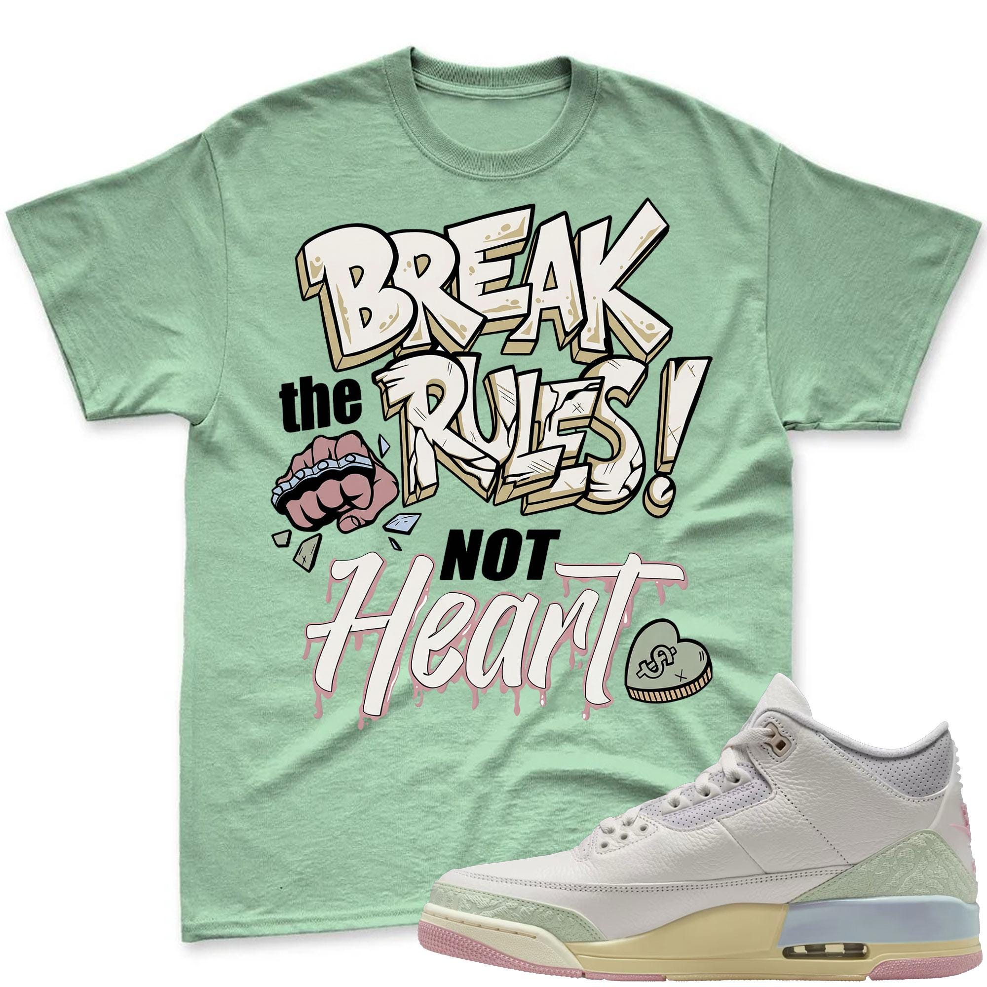 BREAK RULES! Sneaker Shirt To Match Jordan 3 Family Affair Medium Olive