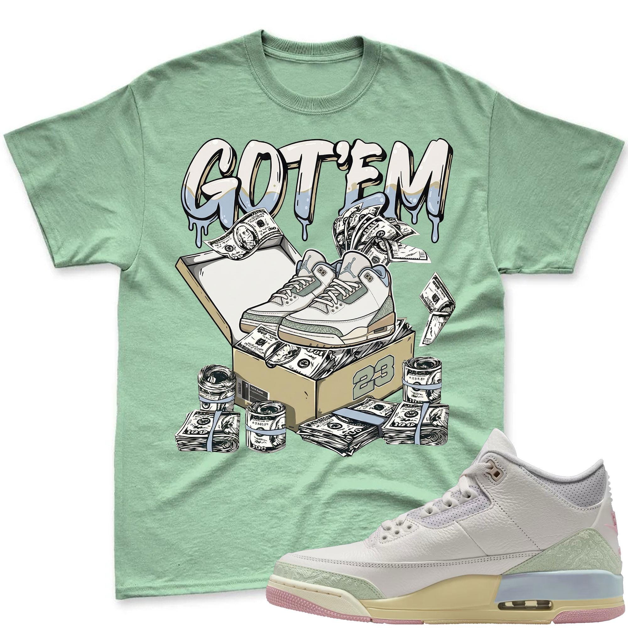 BOX DOLLAR! Air Jordan 3 Spring In The Air Matching Shirt
