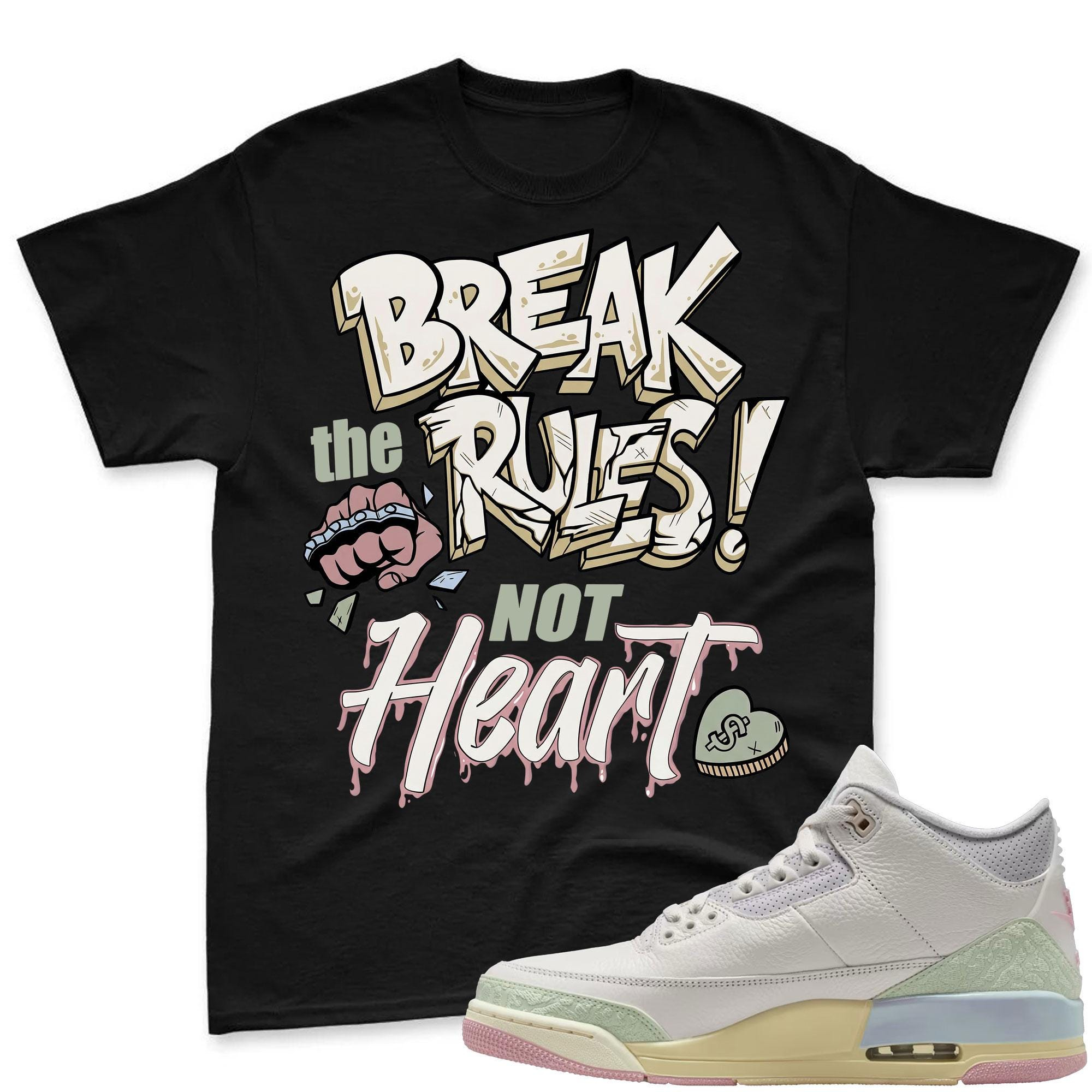 BREAK RULES! Sneaker Shirt To Match Jordan 3 Family Affair Medium Olive