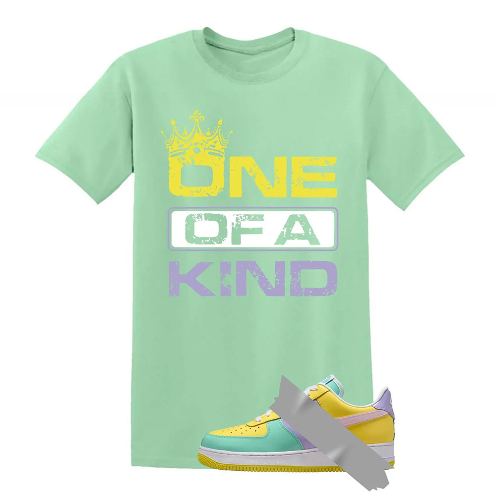 One Of A Kind Dunk Air Force 1 Emerald Rise Yellow Pulse Hydrangeas Mint Pink Foam 2026 Low T Shirt