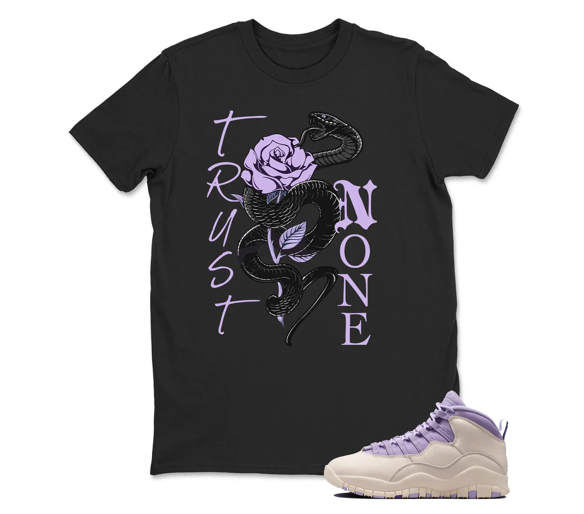 TeeAJX 10 Hydrangeas Chalk Wild Grape Lavender Air T Shirt Match Trust No One