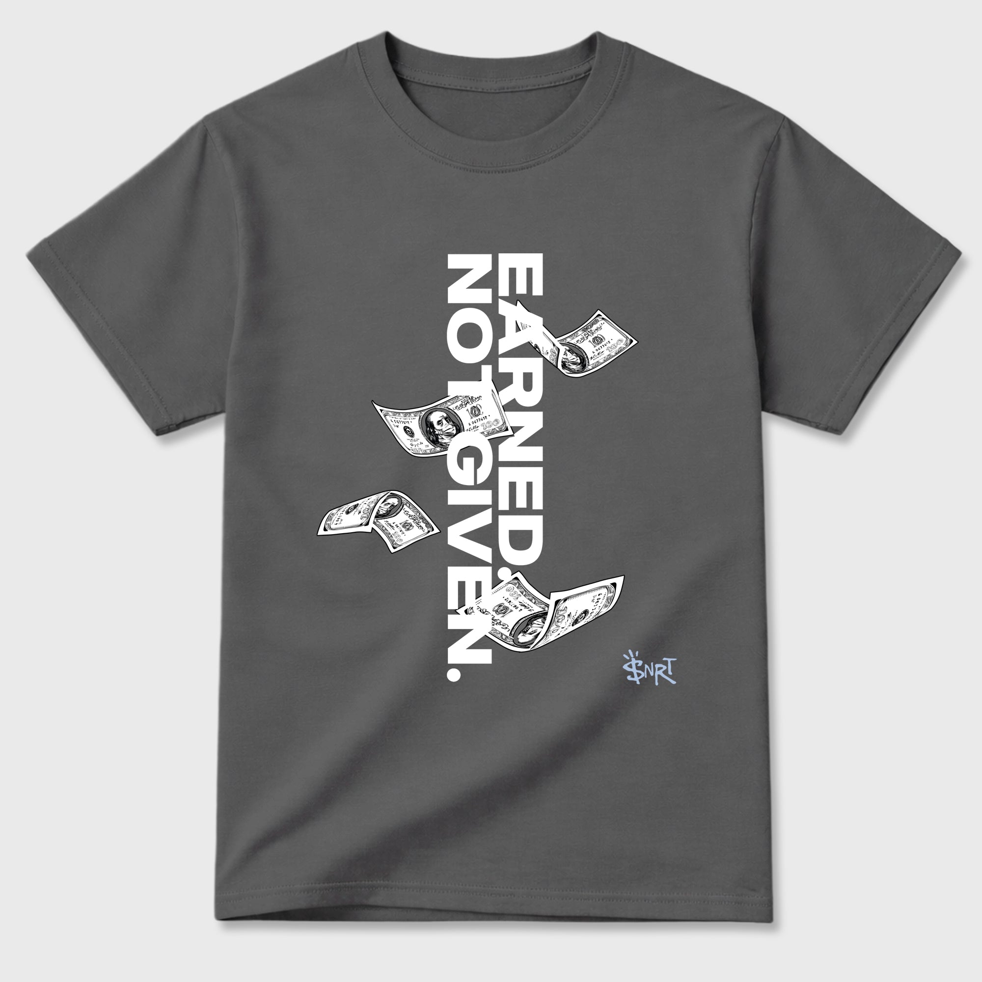 Earned Not Given Sneaker Tees - Air Jordan 5 Wolf Grey