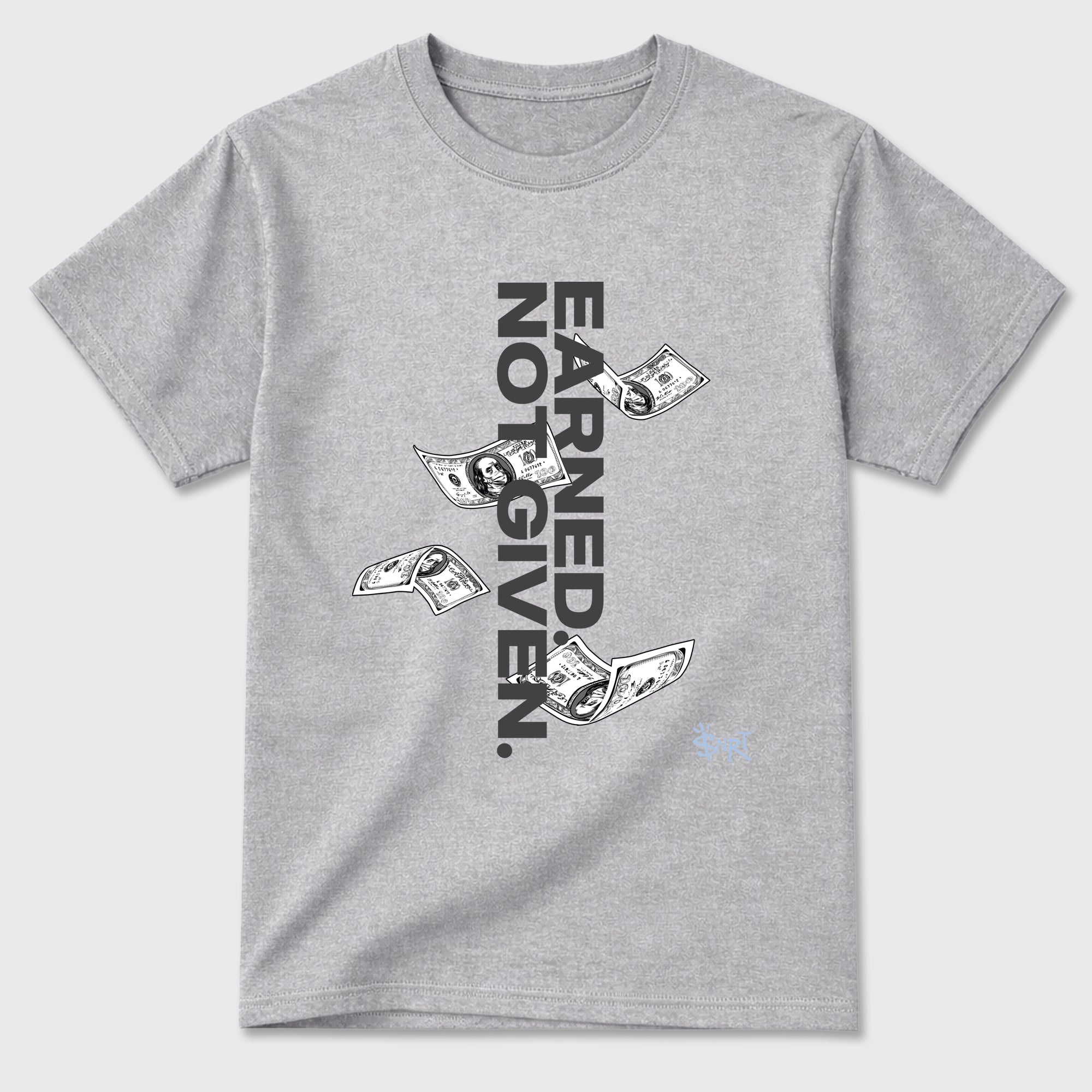 Earned Not Given Sneaker Tees - Air Jordan 5 Wolf Grey