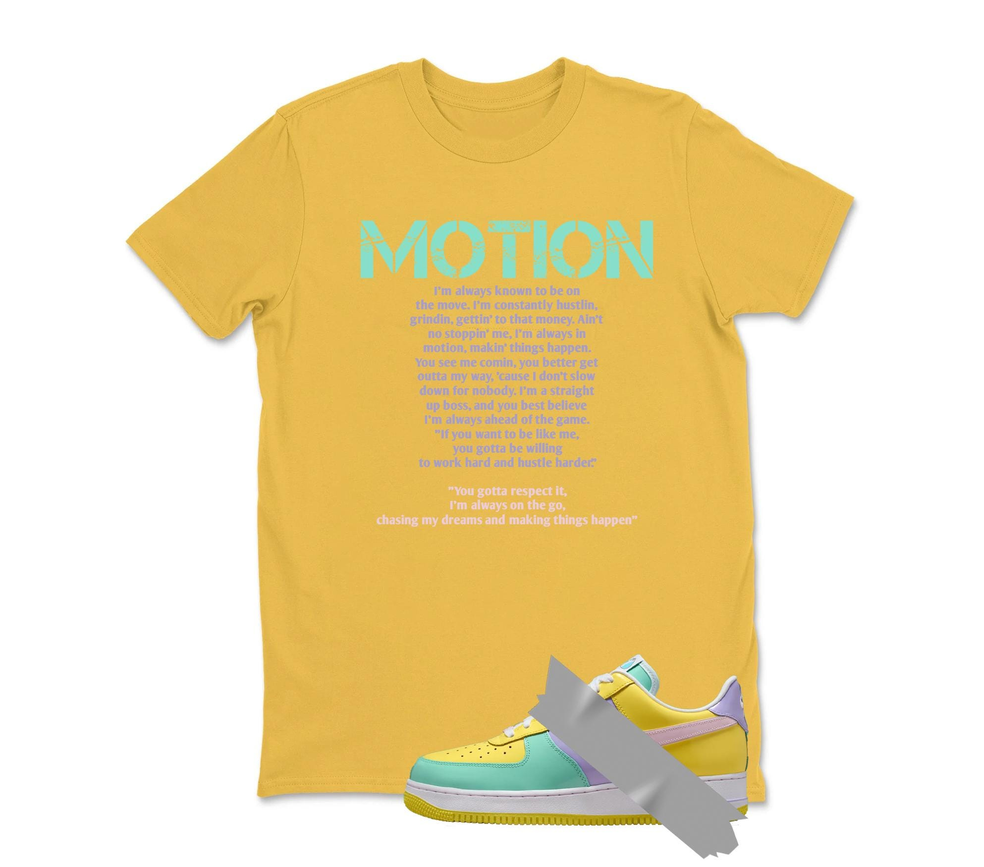 Motion Dunk Air Force 1 Emerald Rise Yellow Pulse Hydrangeas Mint Pink Foam 2026 Low T Shirt