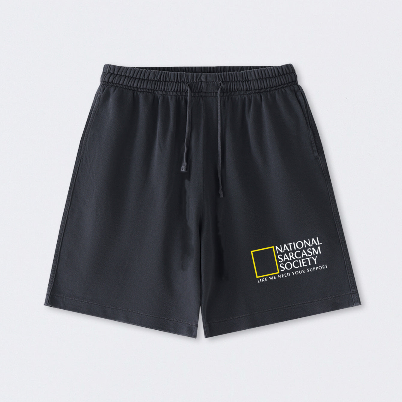 National Sarcasm Society Washed Shorts