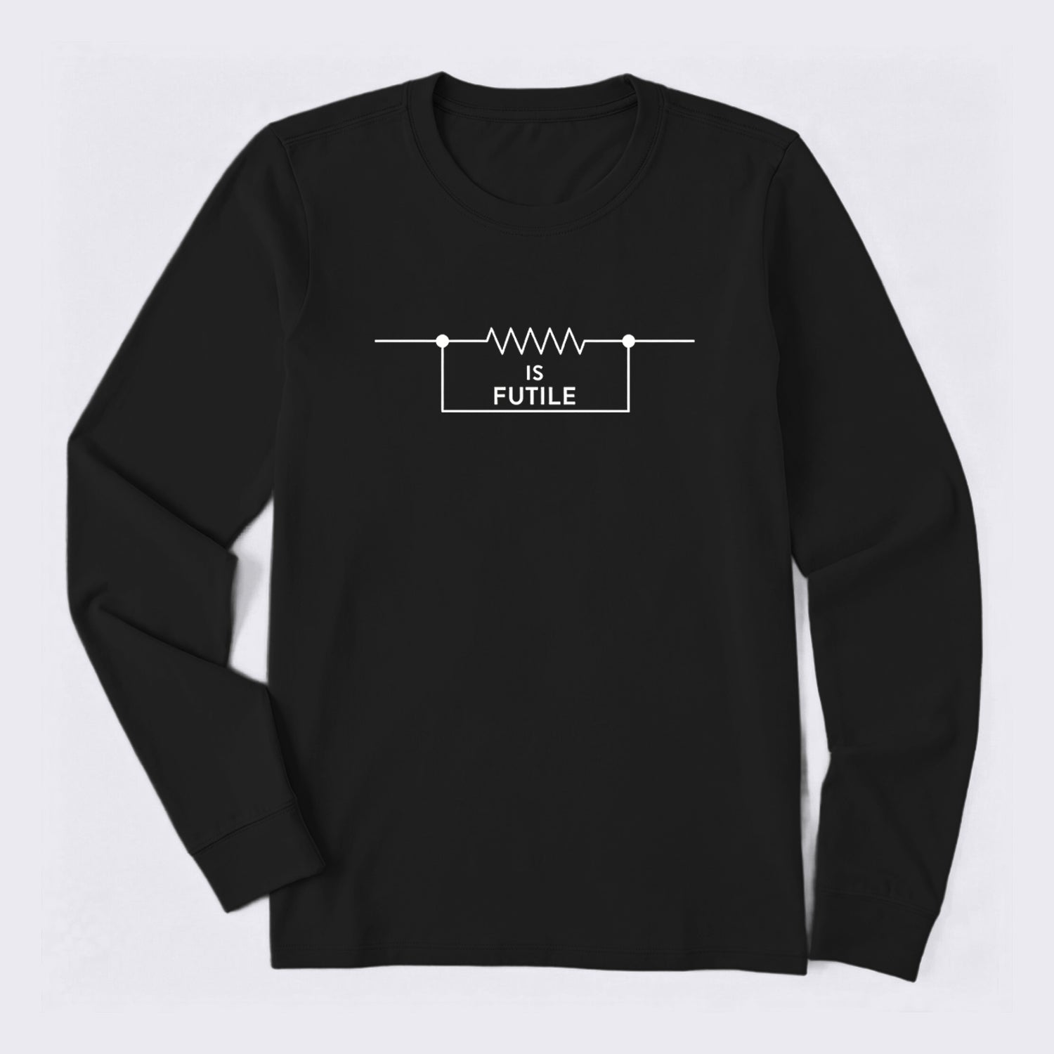 Funny Engineer Resistor Science Long Sleeve T-Shirt