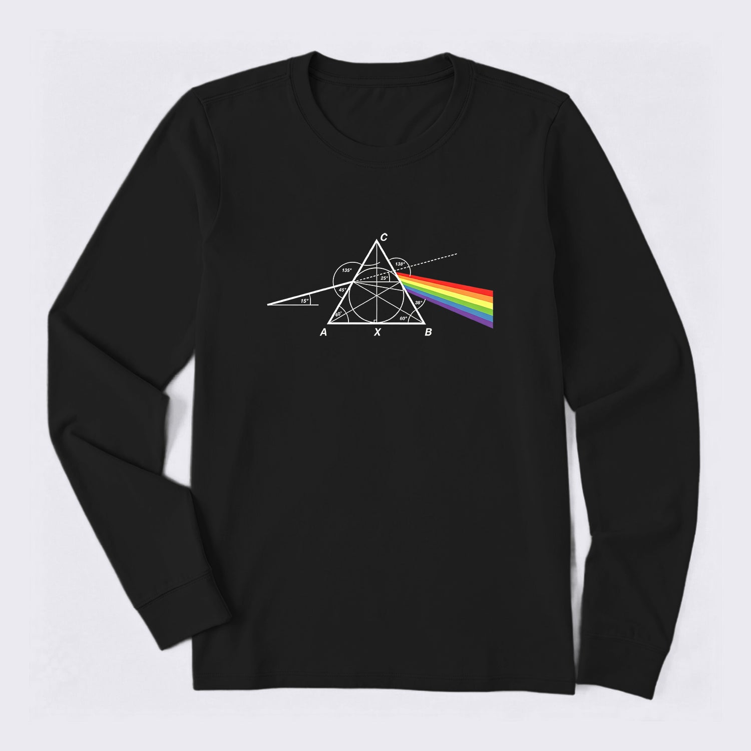 Optical Deconstruction Long Sleeve T-Shirt