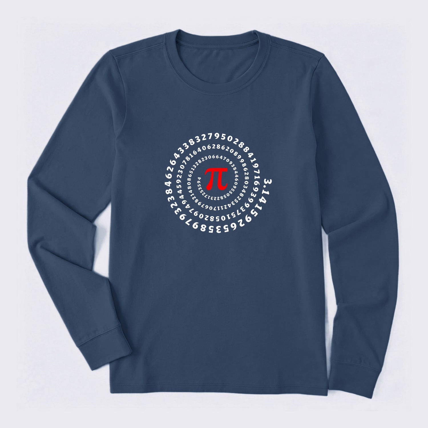 Pi Science Number Sequence Classic Long Sleeve T-Shirt