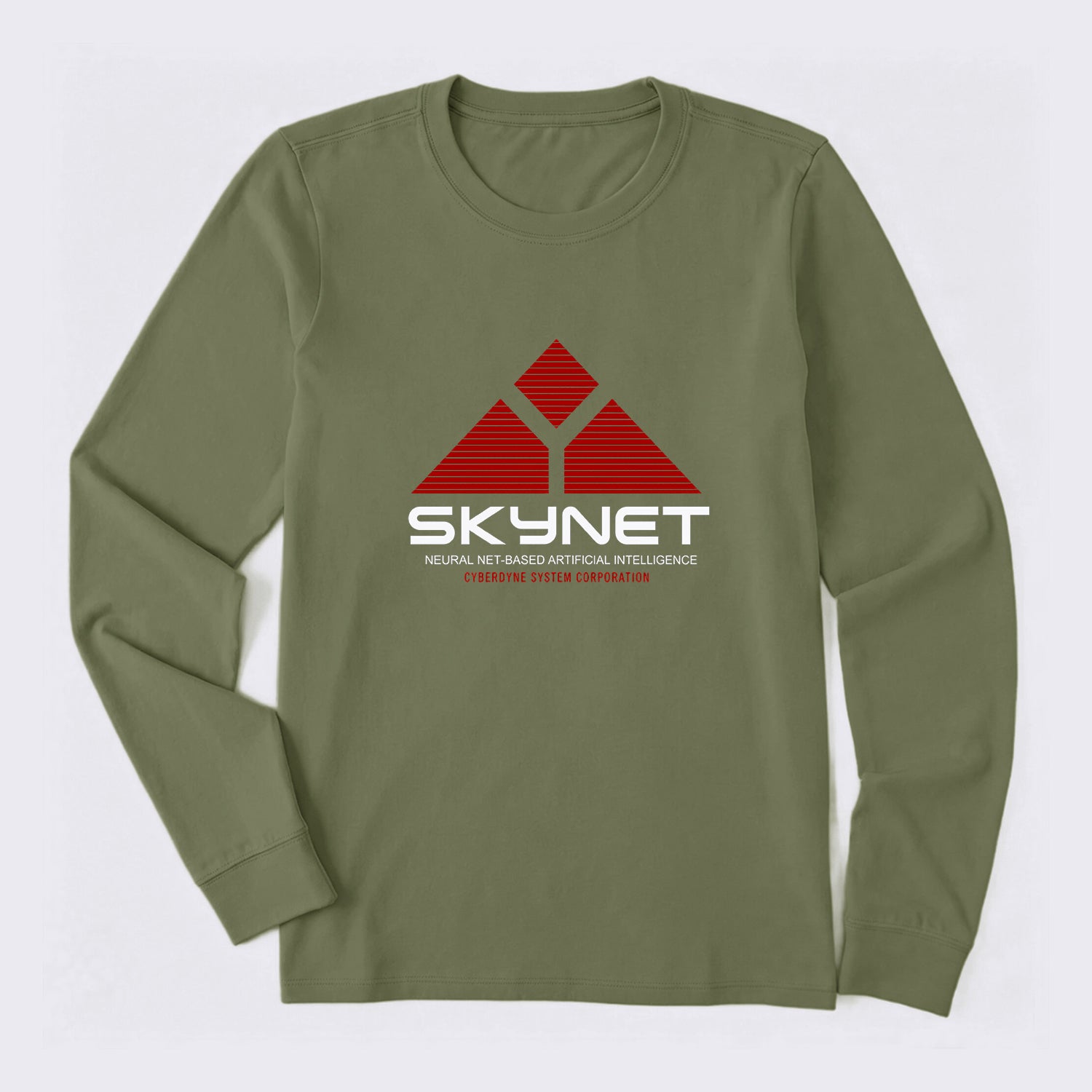 Skynet Neural Net Based Artificial Intelligence Long Sleeve T-Shirt