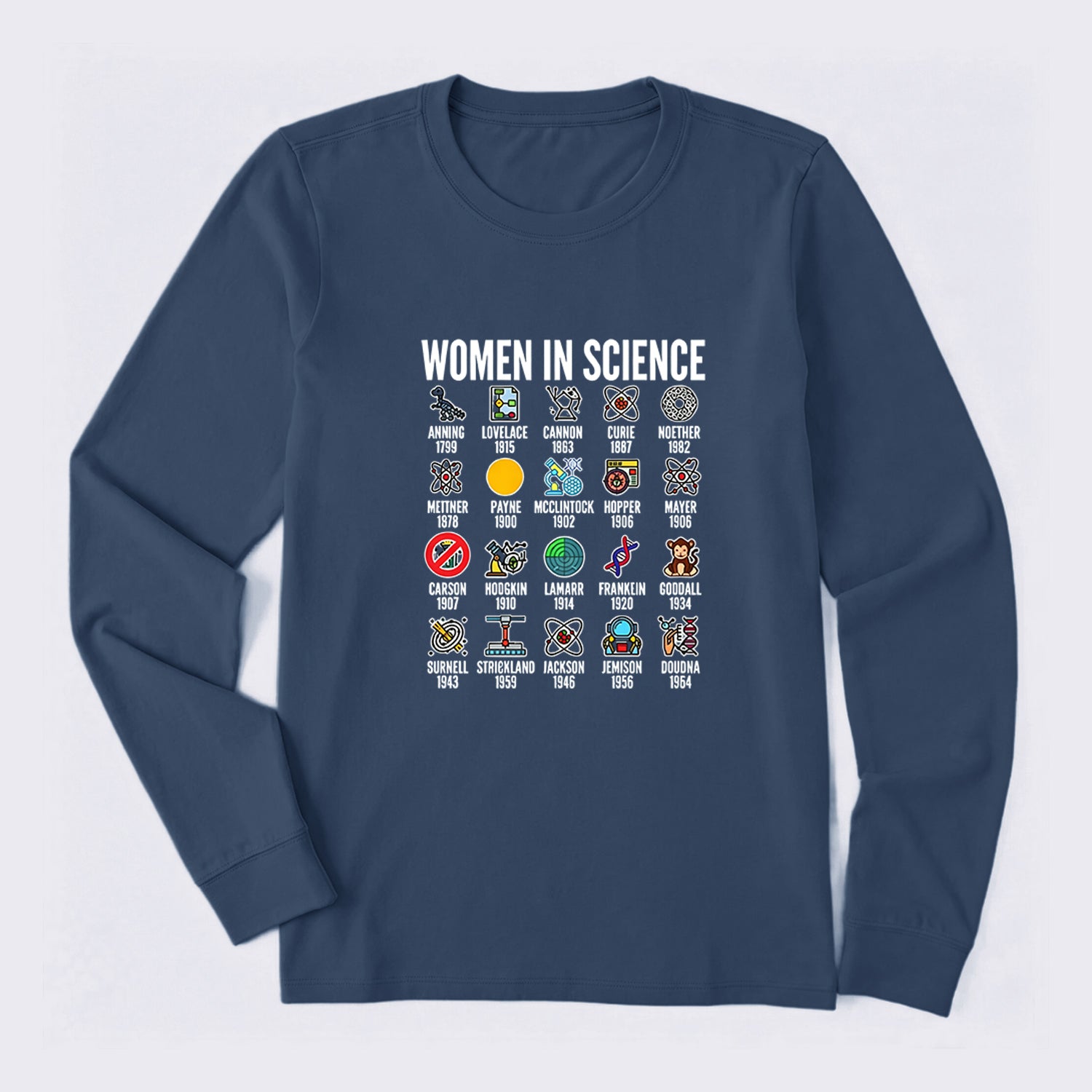 Women in Science Long Sleeve T-Shirt
