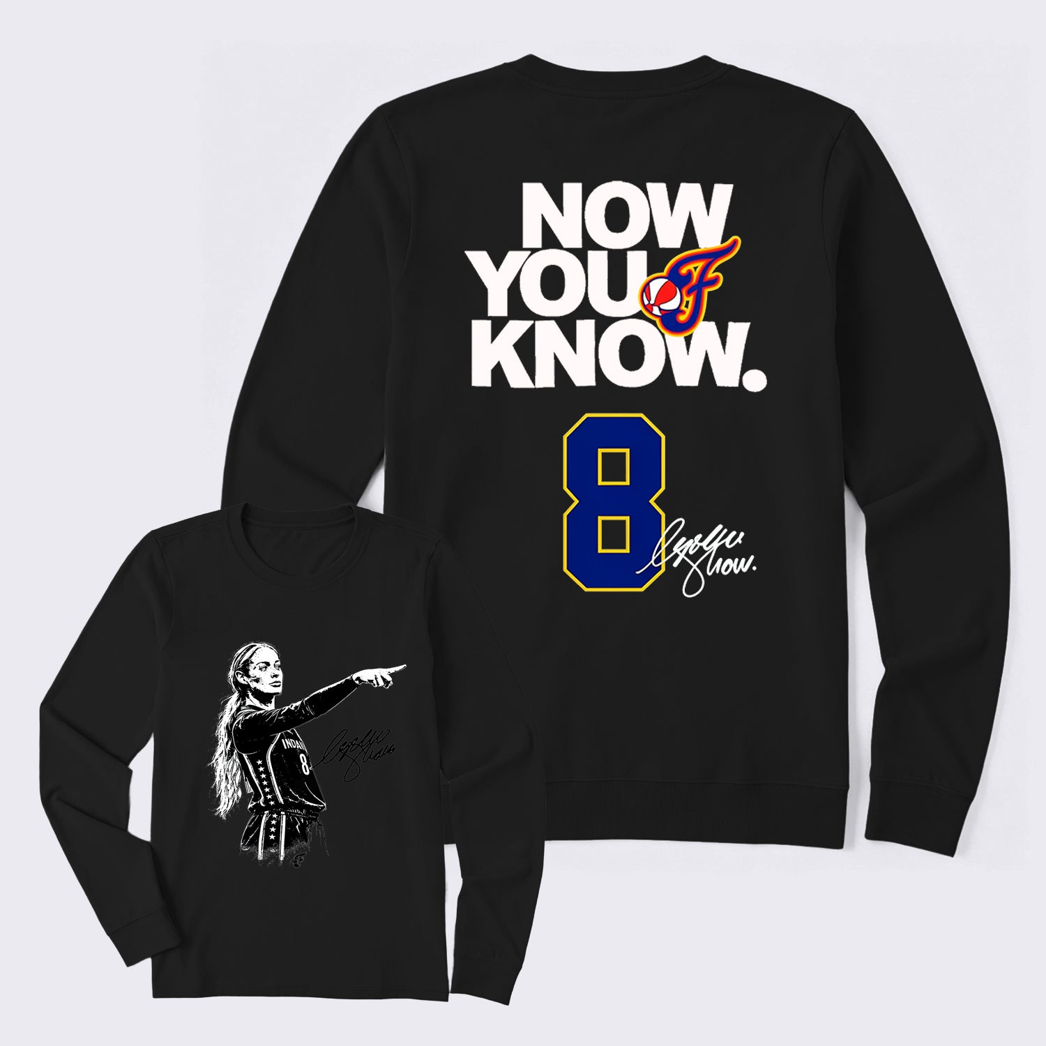 Sophie Cunningham Now You Know Double-Sided Basketball Graphic Long Sleeve T-Shirt