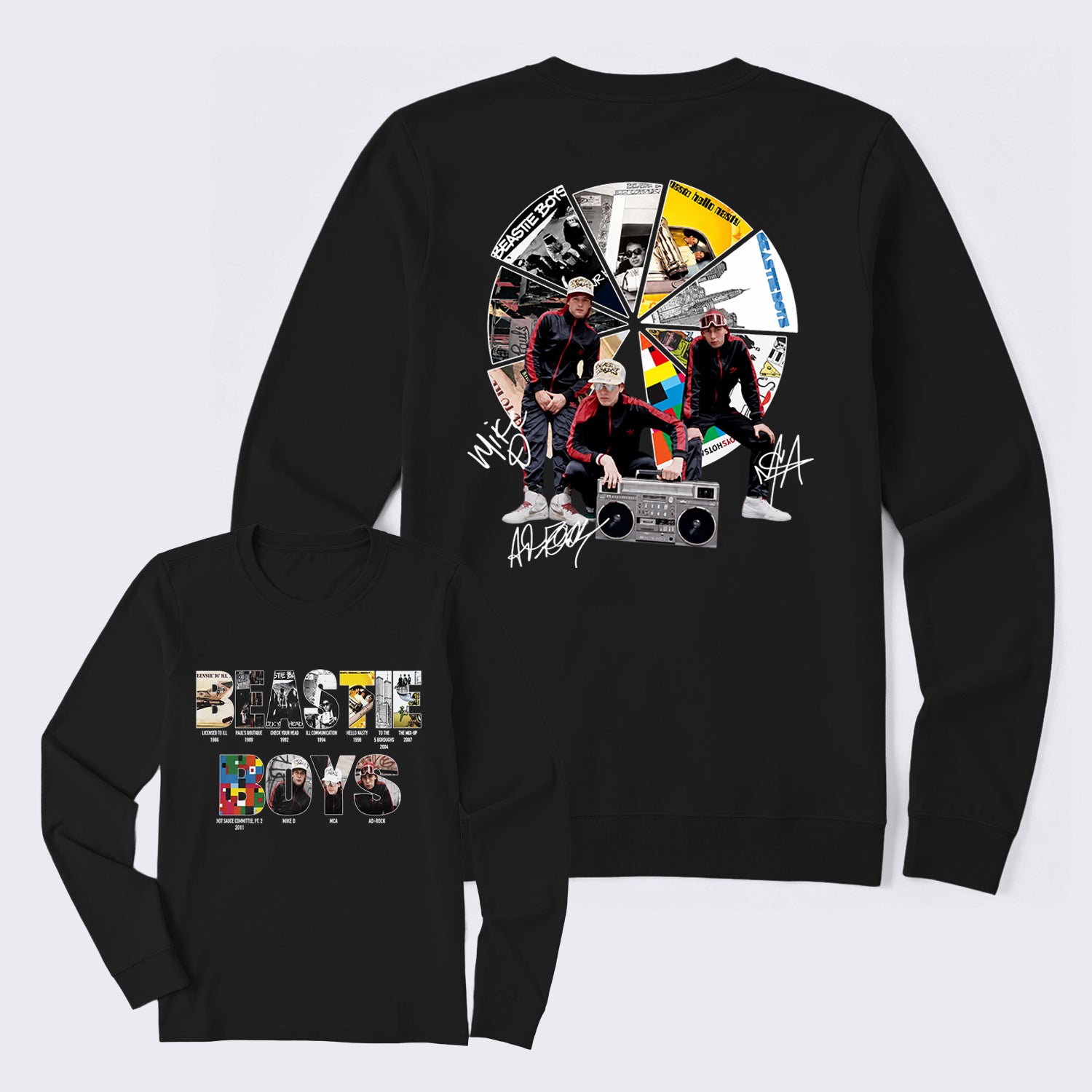 Beastie Boys Hip Hop Music Band Long Sleeve T-Shirt