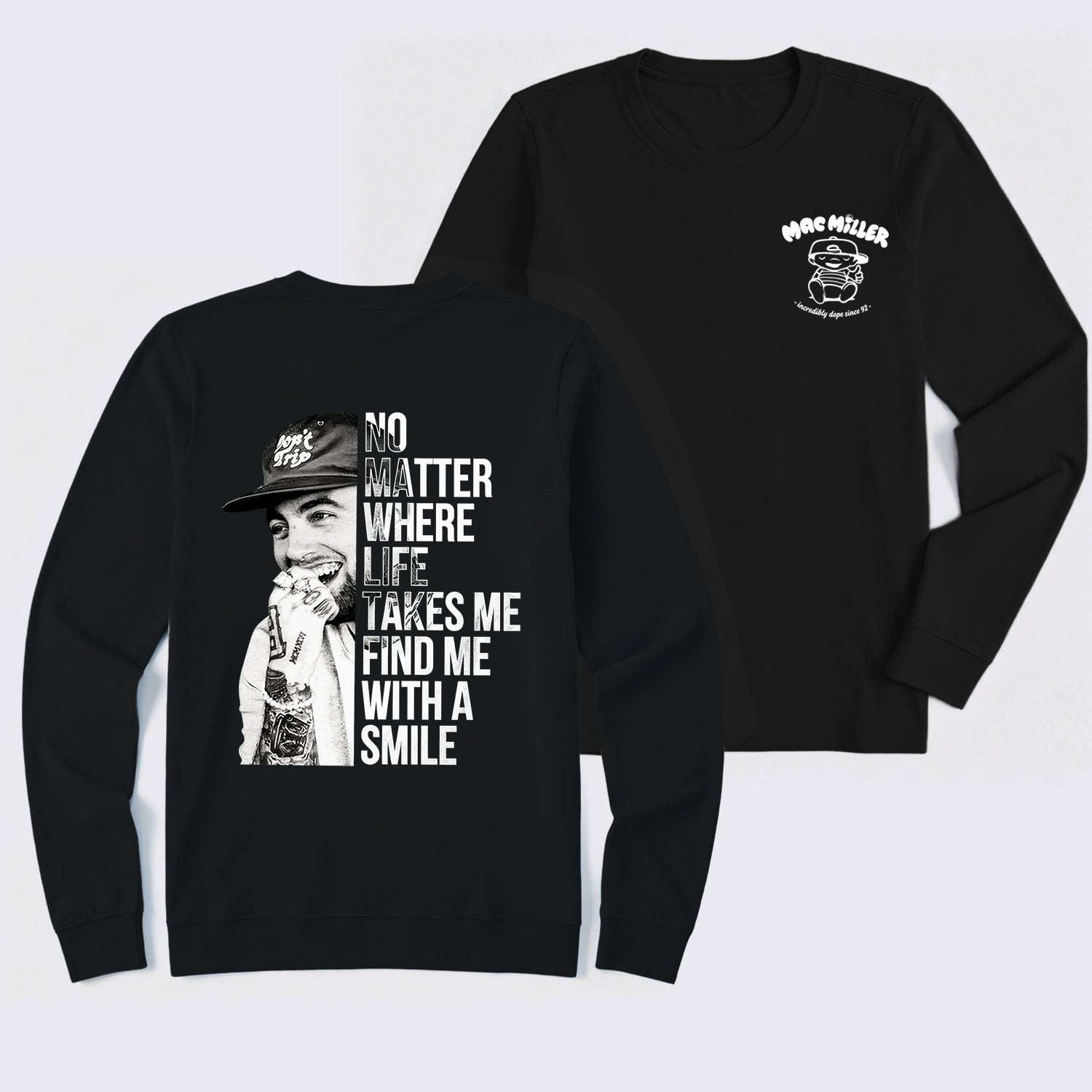 Vintage 90s Mac Miller Long Sleeve T-Shirt
