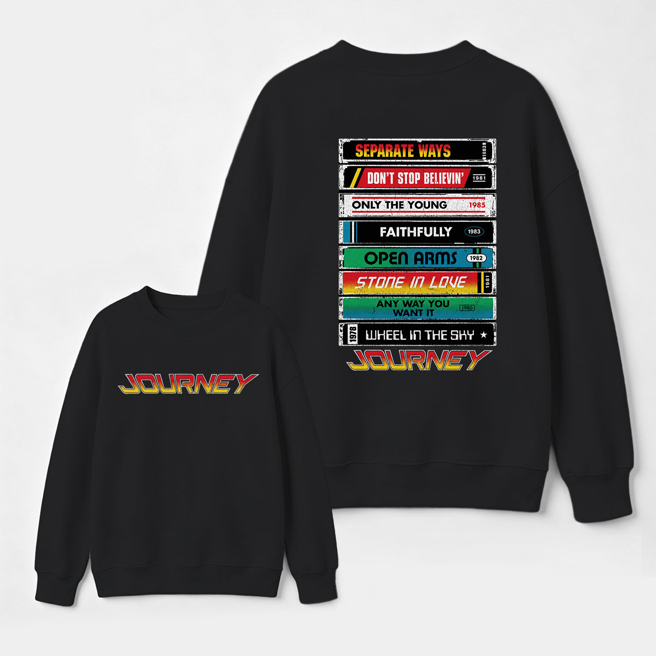 Journey Band Vintage Rock Music Sweatshirt