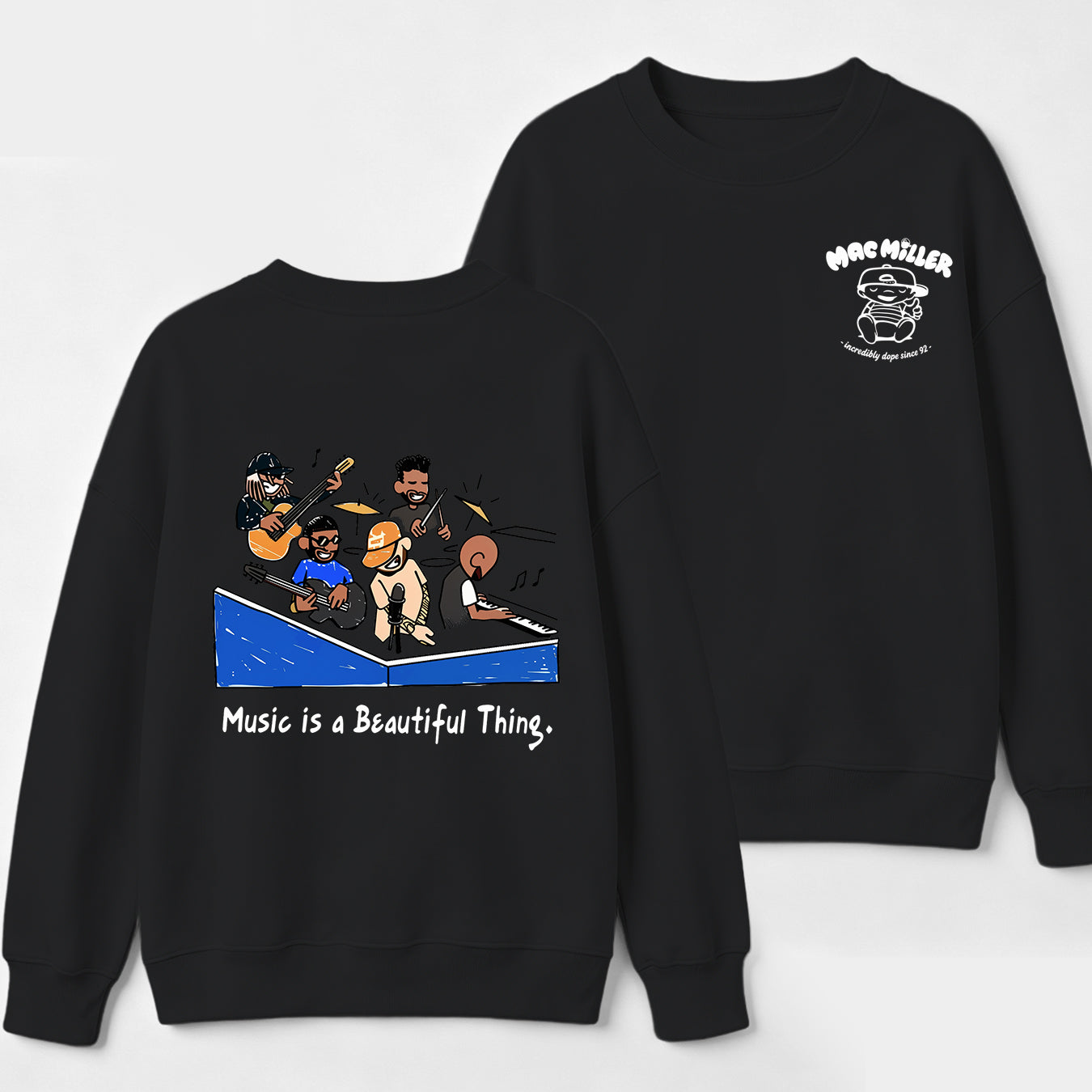 Music Is a Beautiful Thing Mac Miller Vintage Sweatshirt
