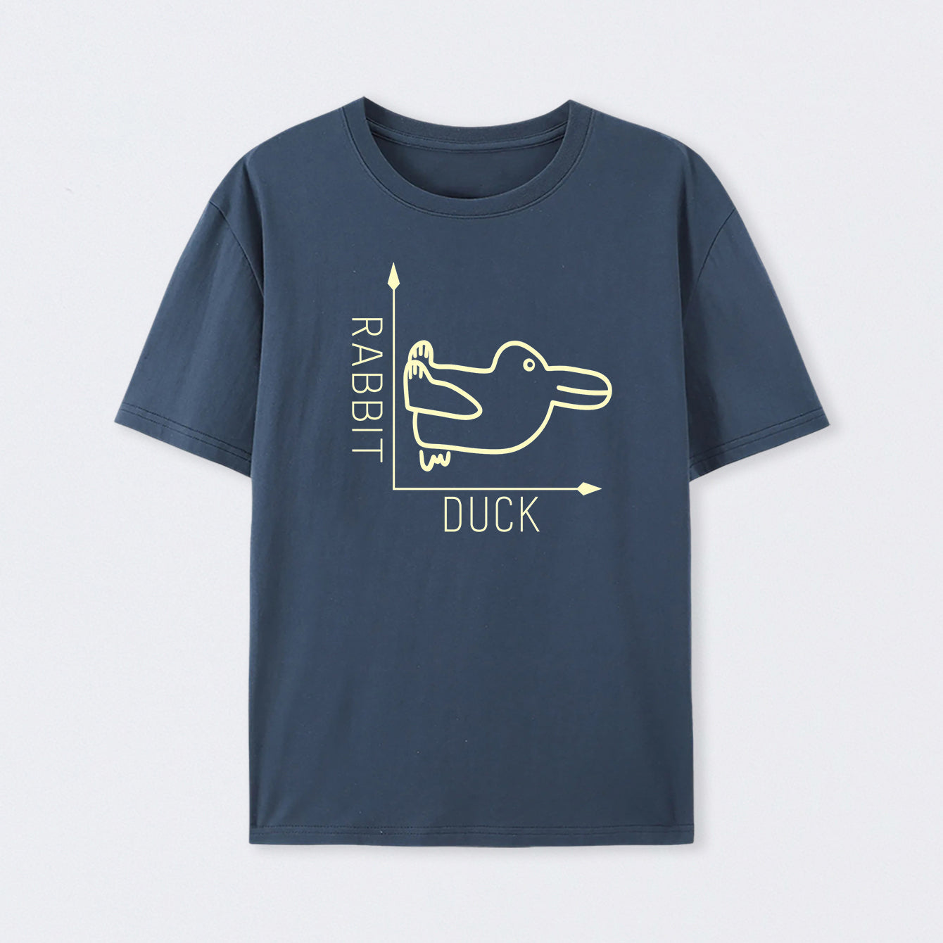 Navy Rabbit or Duck Funny T-Shirt