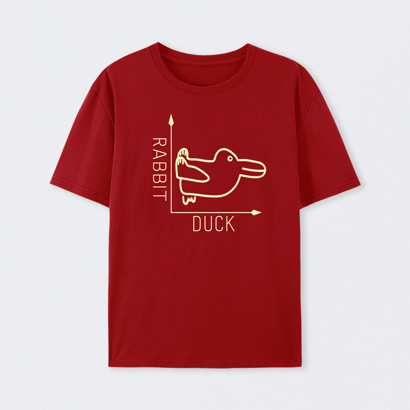 Red Rabbit or Duck Funny T-Shirt