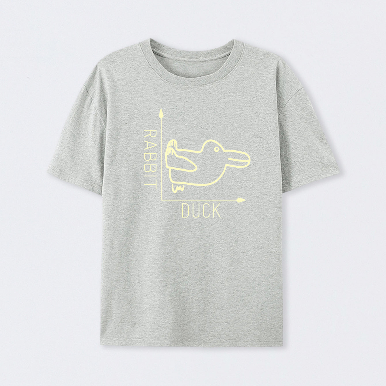 Grey Rabbit or Duck Funny T-Shirt