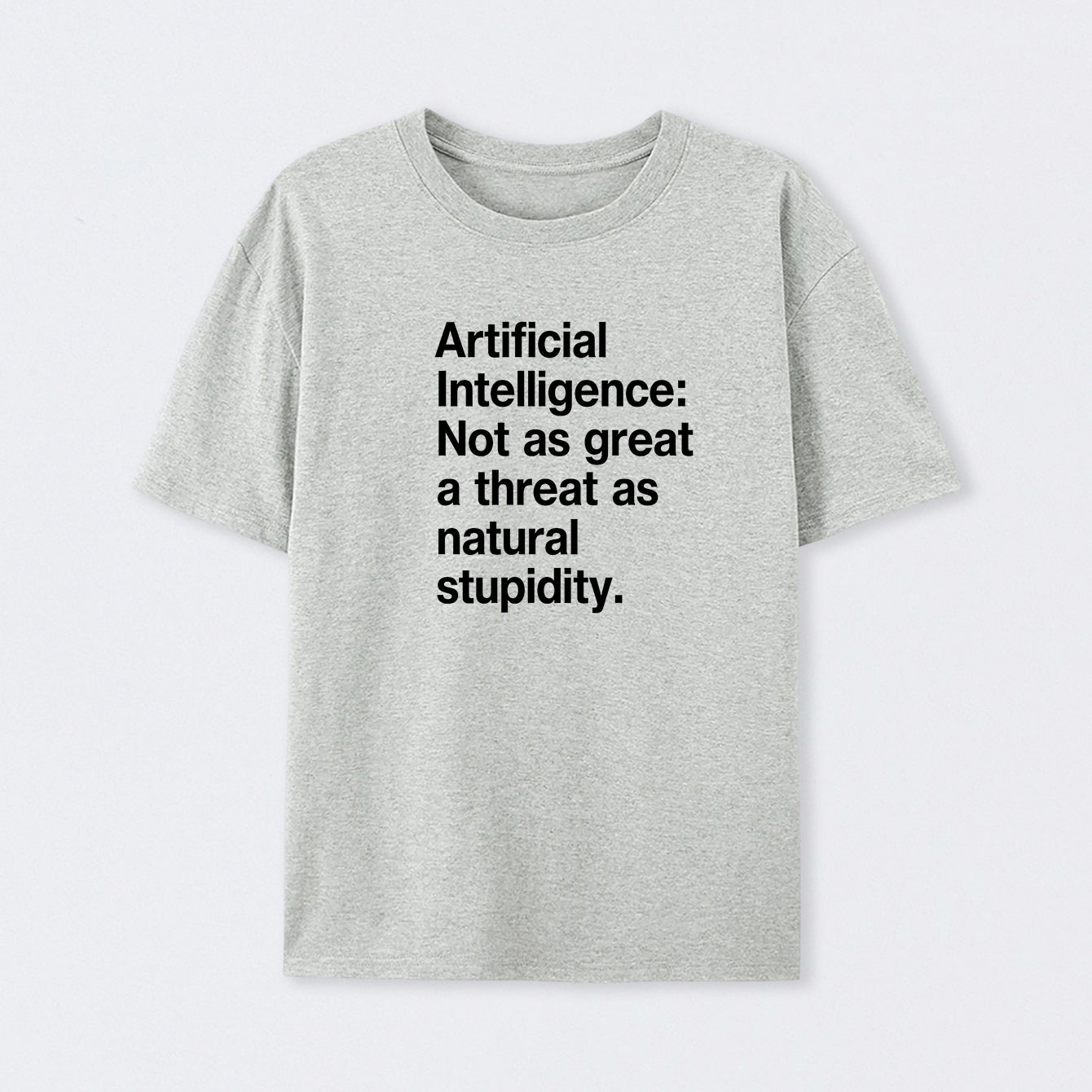 Grey Artificial Intelligence T-Shirt