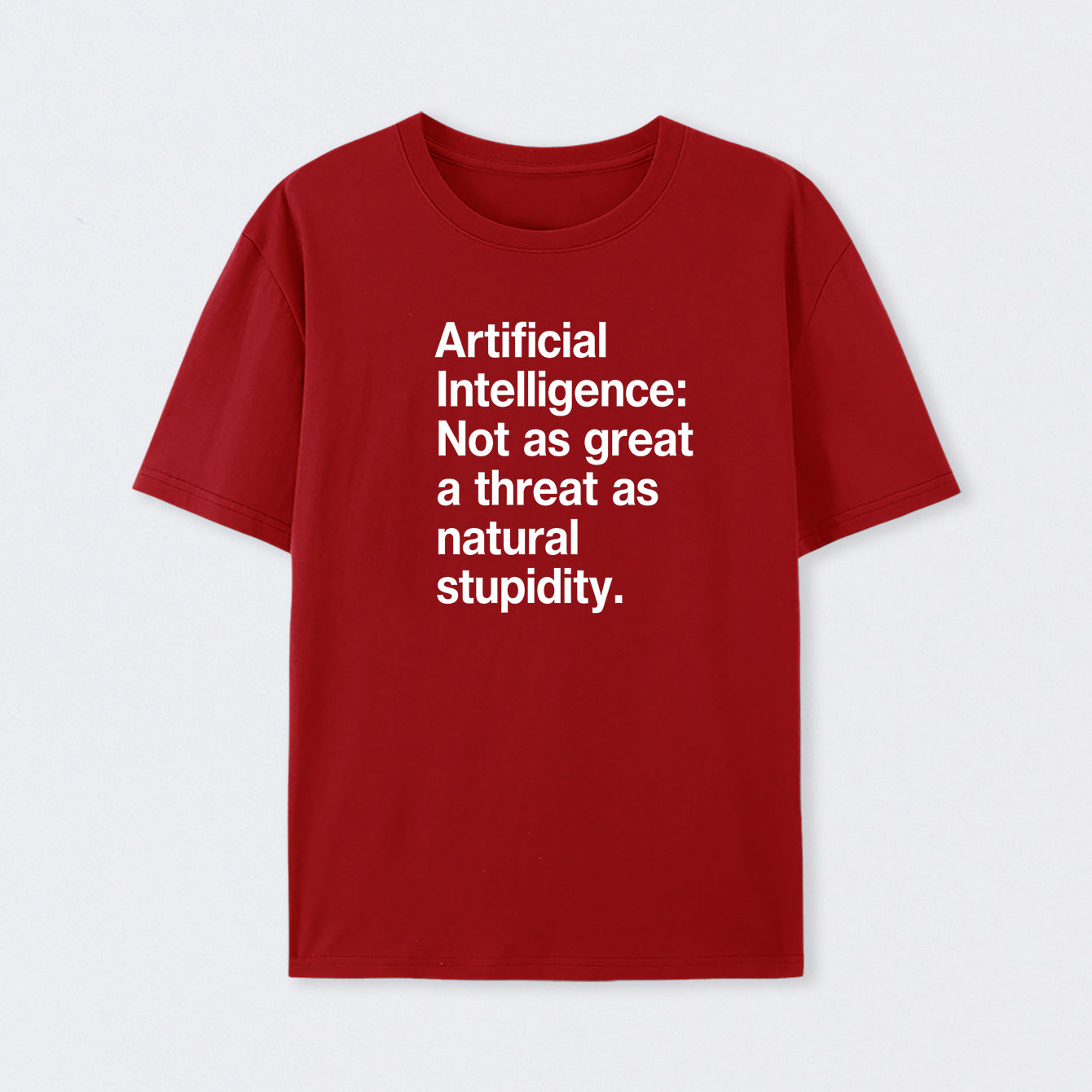 Red Artificial Intelligence T-Shirt