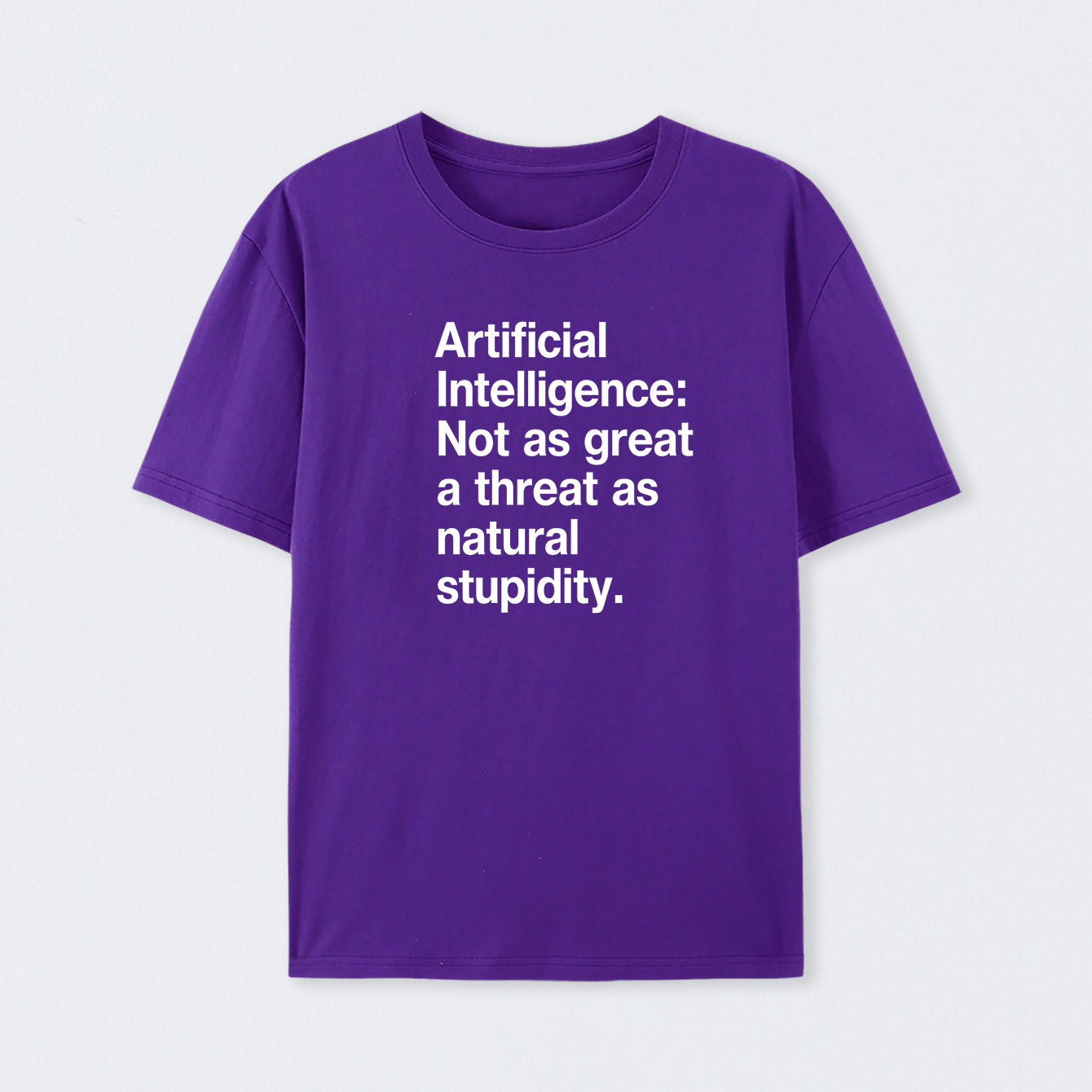 Purple Artificial Intelligence T-Shirt
