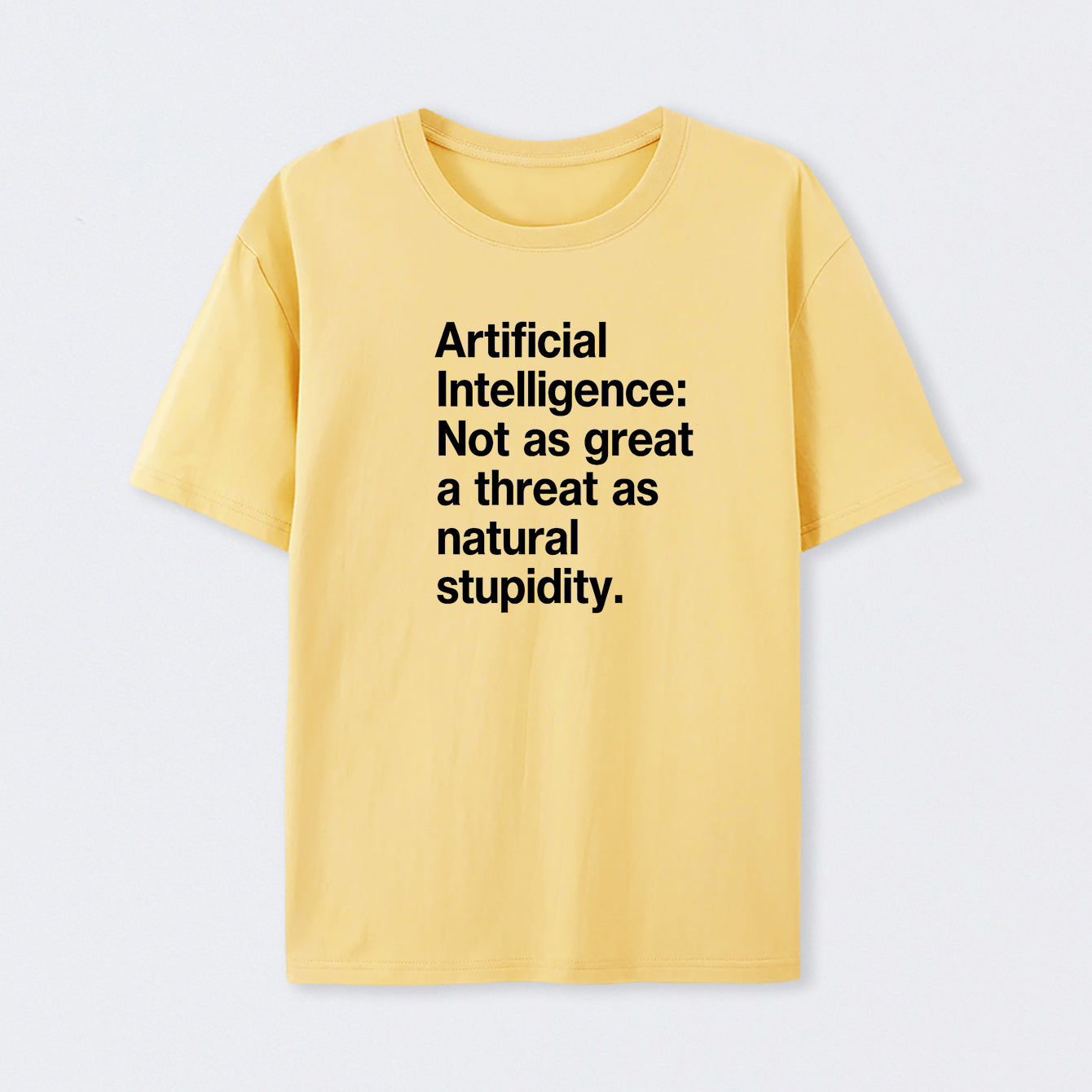 Yellow Artificial Intelligence T-Shirt