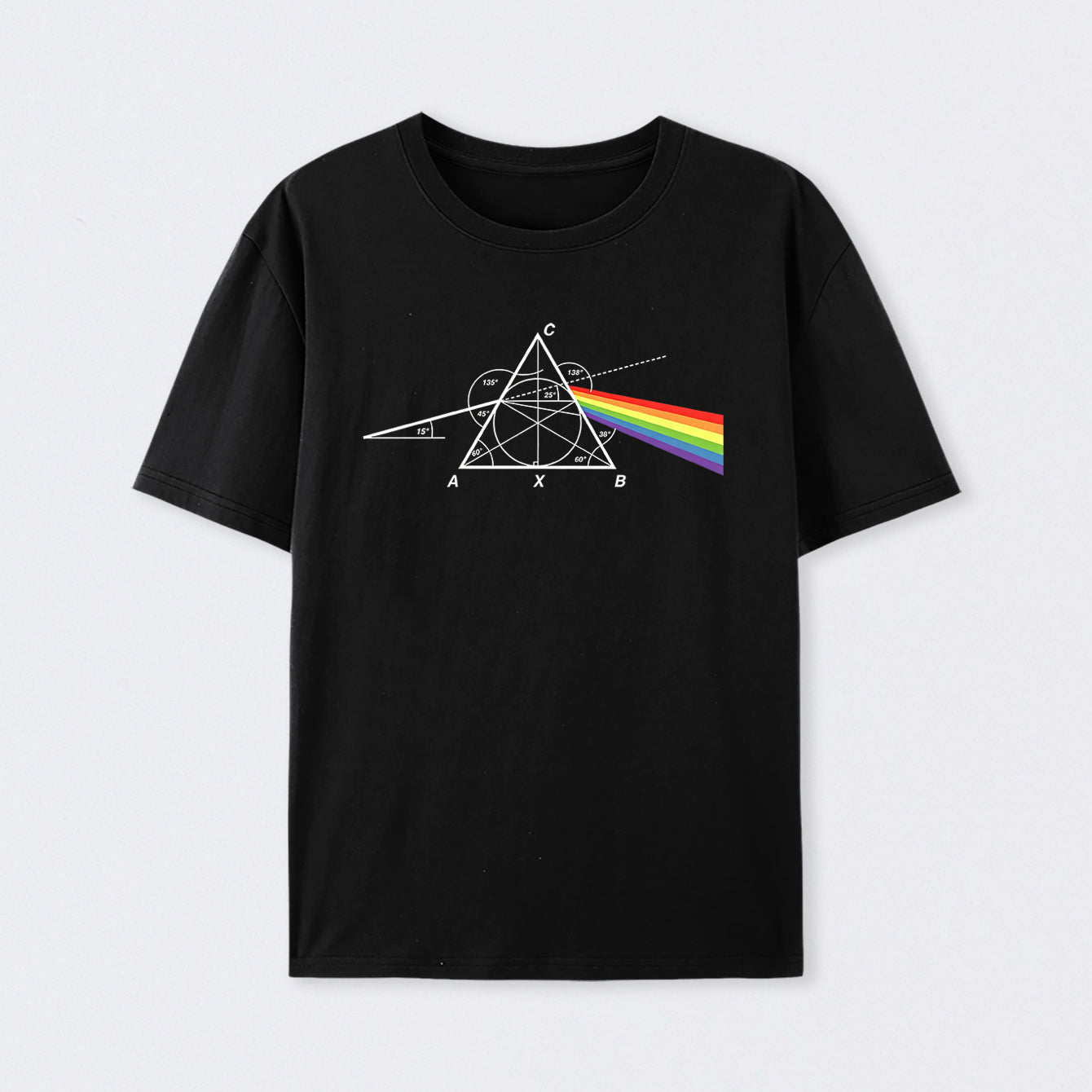 Black Optical Deconstruction T-Shirt