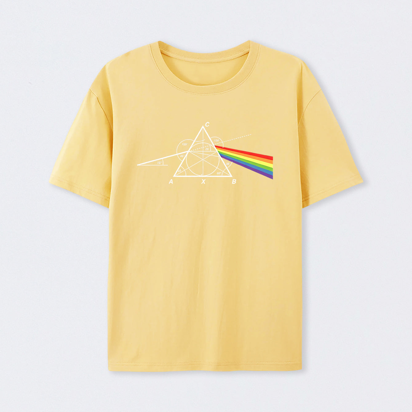 Yellow Optical Deconstruction T-Shirt