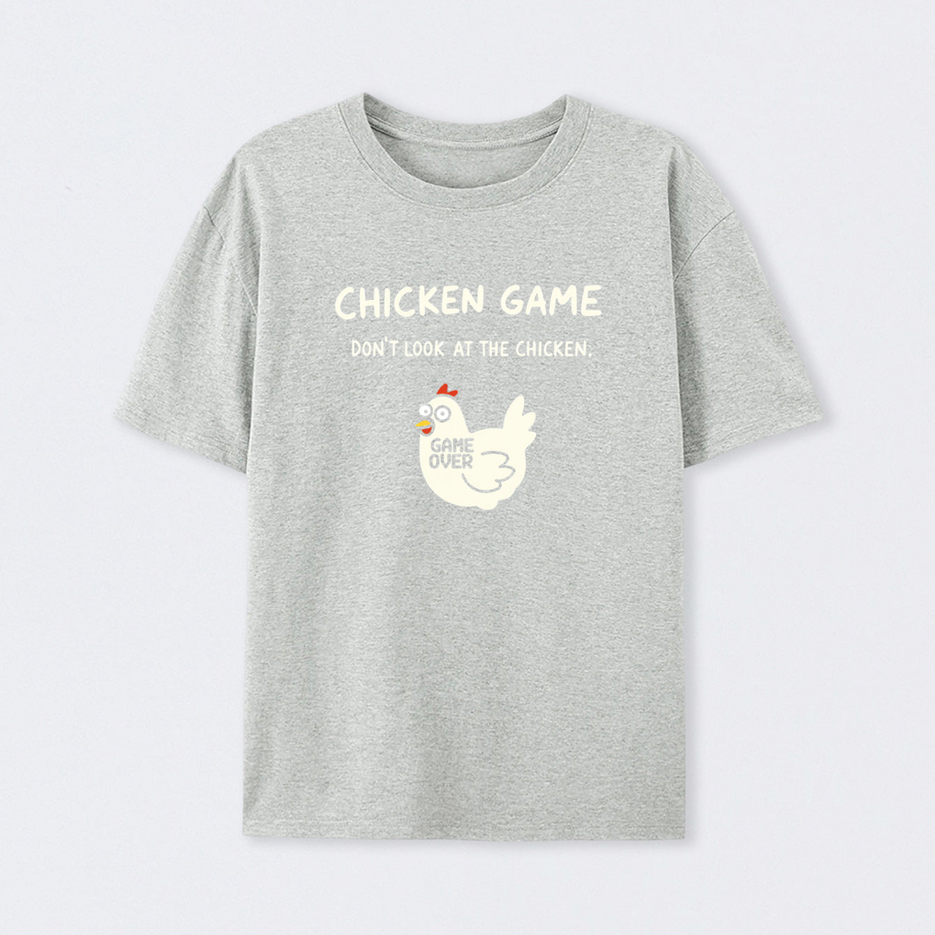 Grey Chicken Game T-Shirt