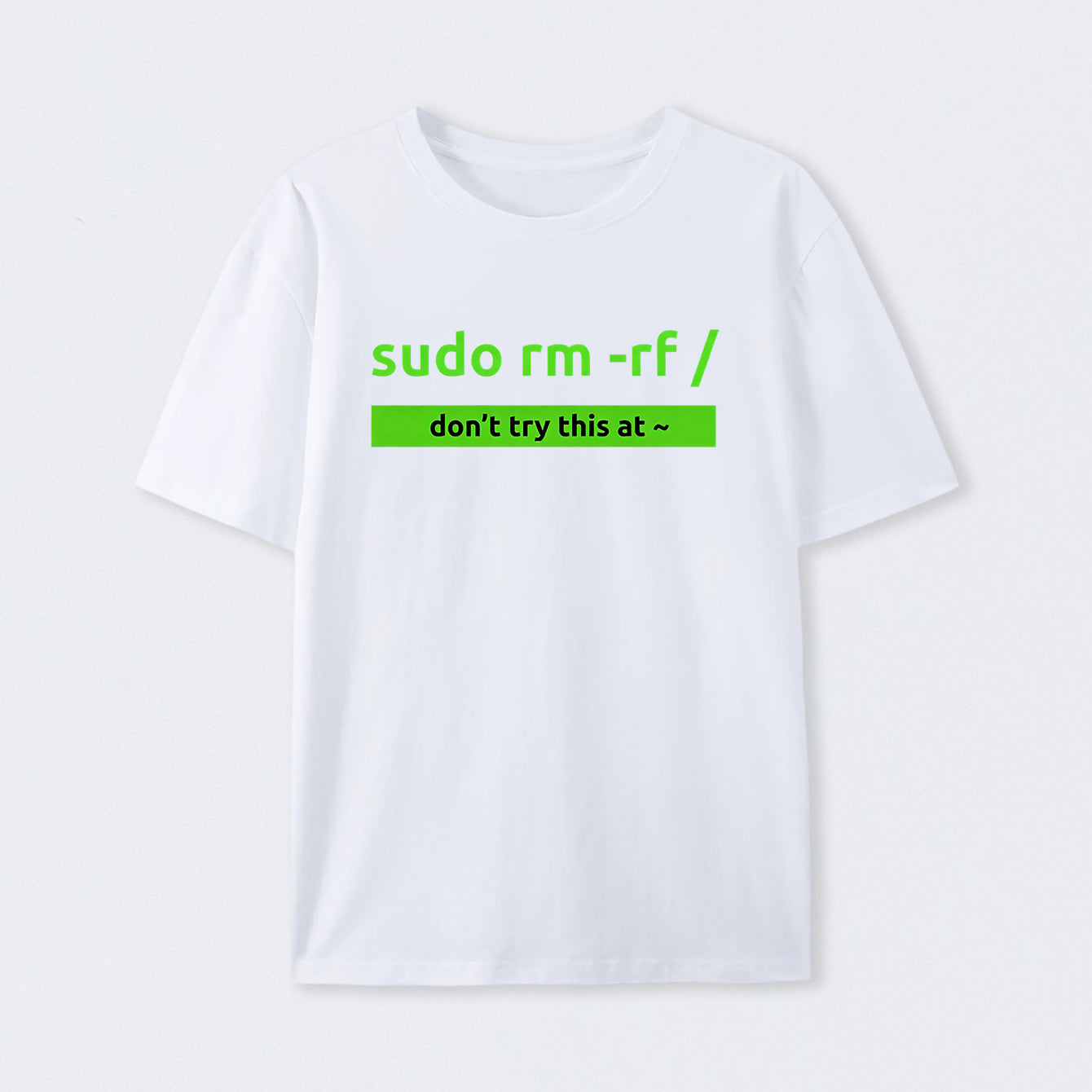 White Sudo Linux Programming Command T-Shirt