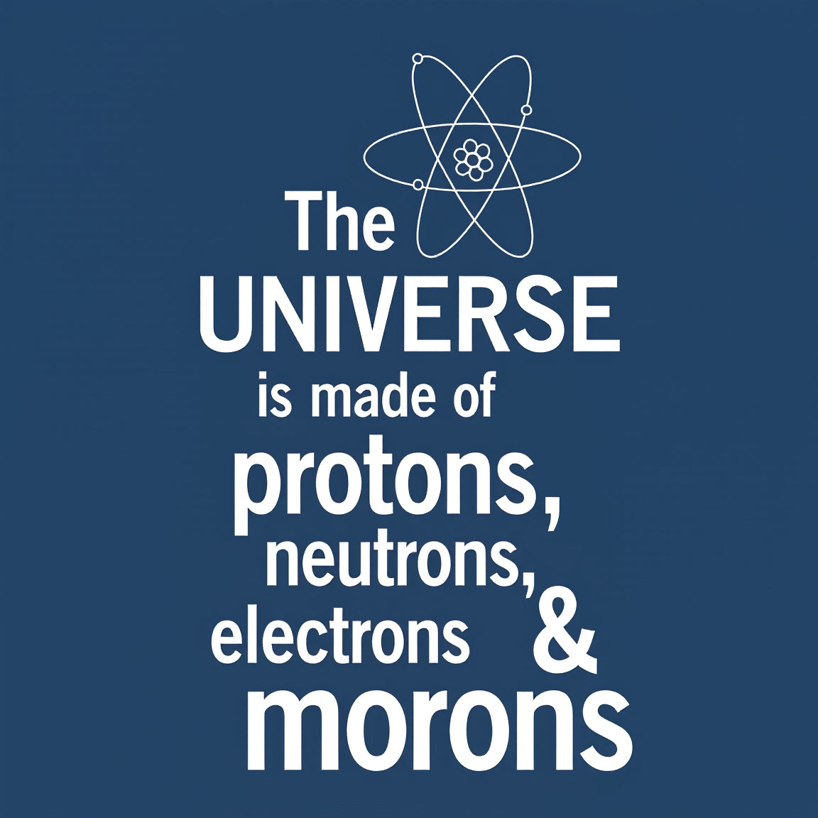 The composition of the universe Science Cotton Unisex T-Shirt
