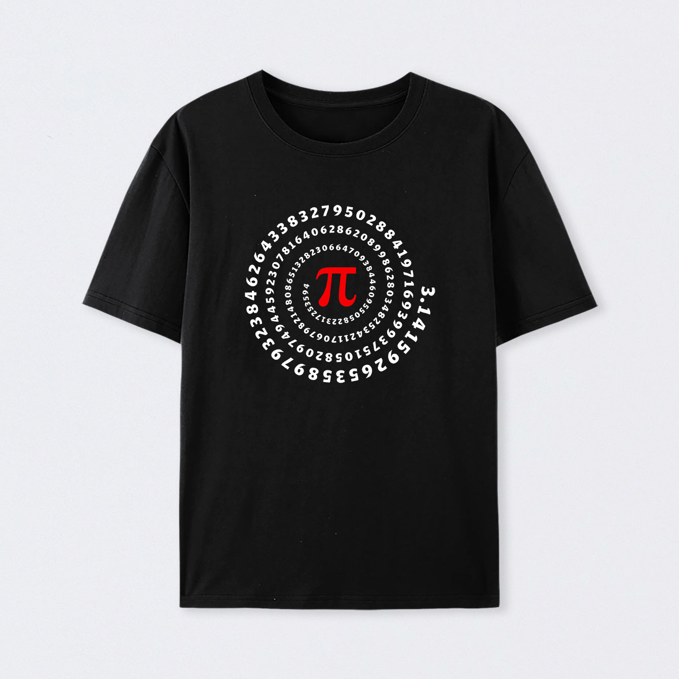 Black Pi Science Number Sequence Classic T-Shirt