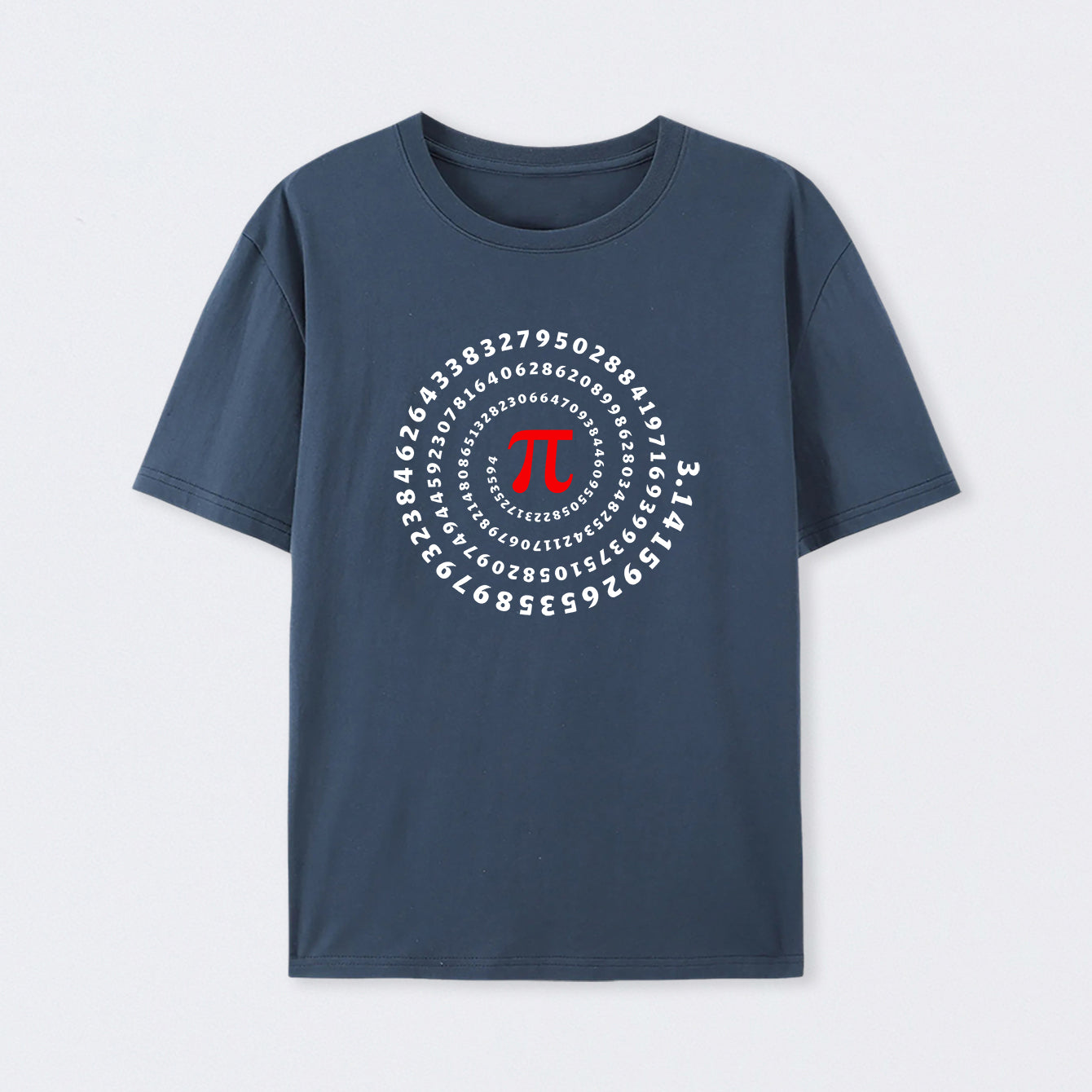 Navy Pi Science Number Sequence Classic T-Shirt
